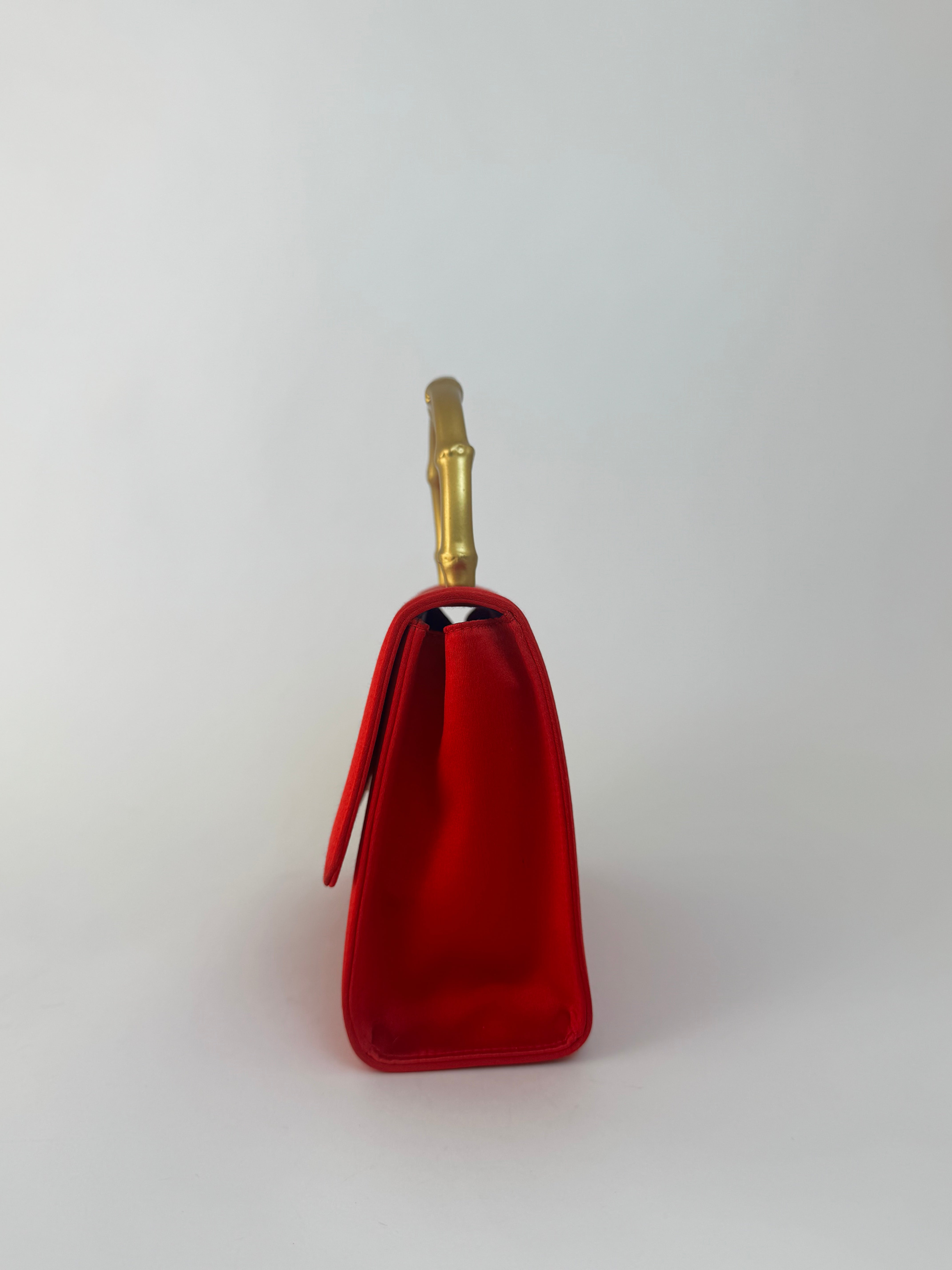 Gucci Satin Top Handle Bag