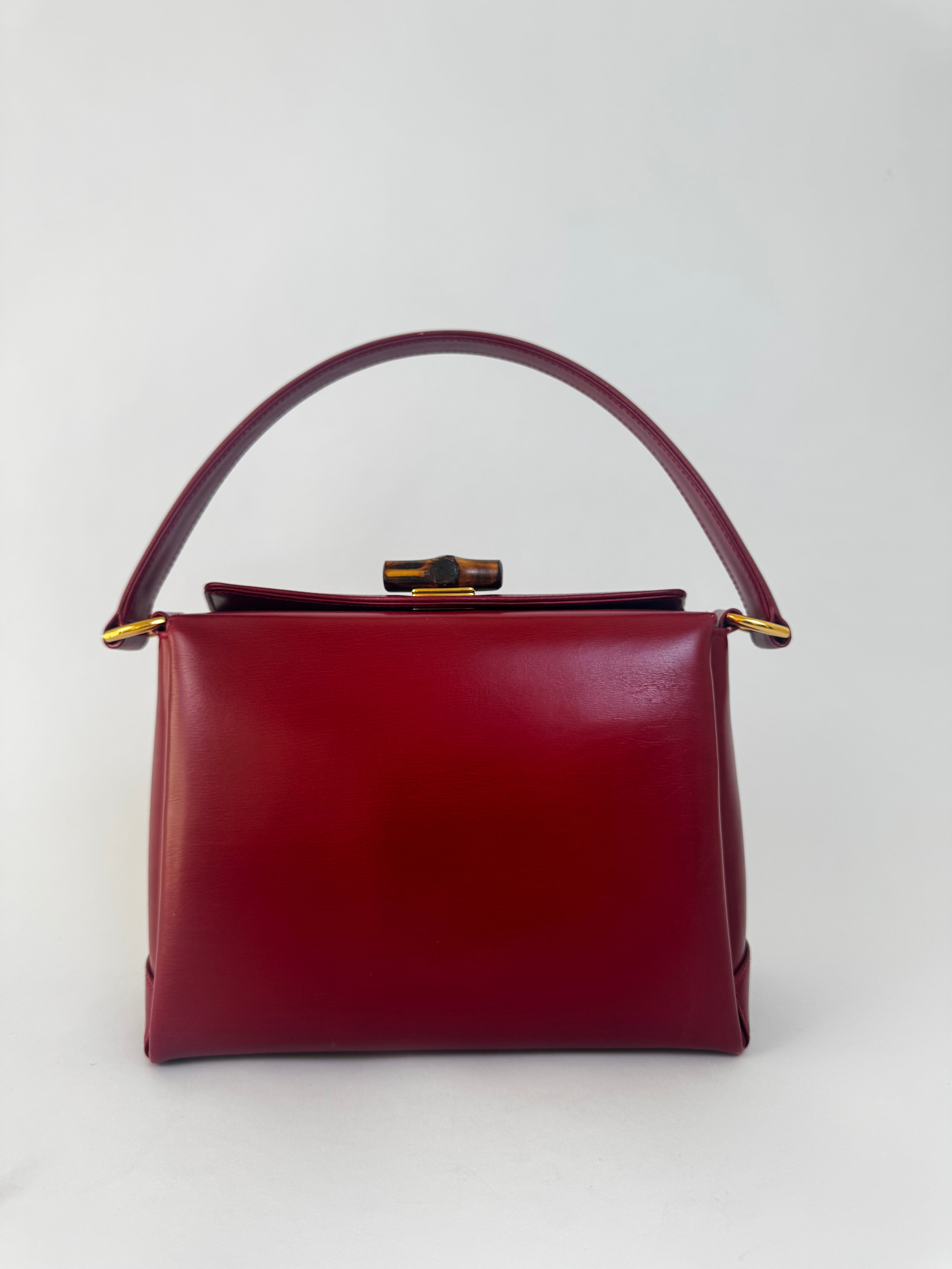 Gucci Bamboo Leather Handbag