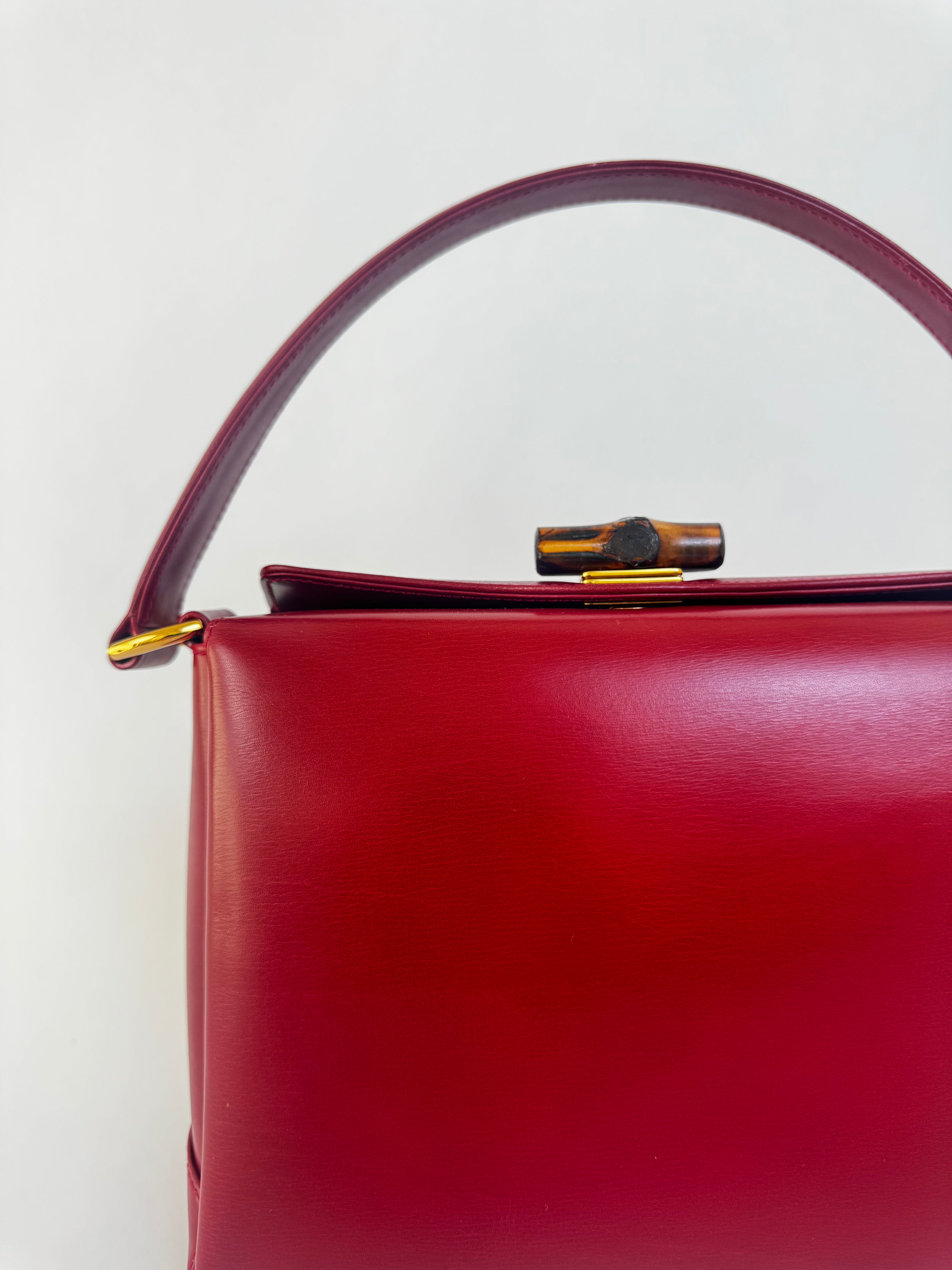 Gucci Bamboo Leather Handbag