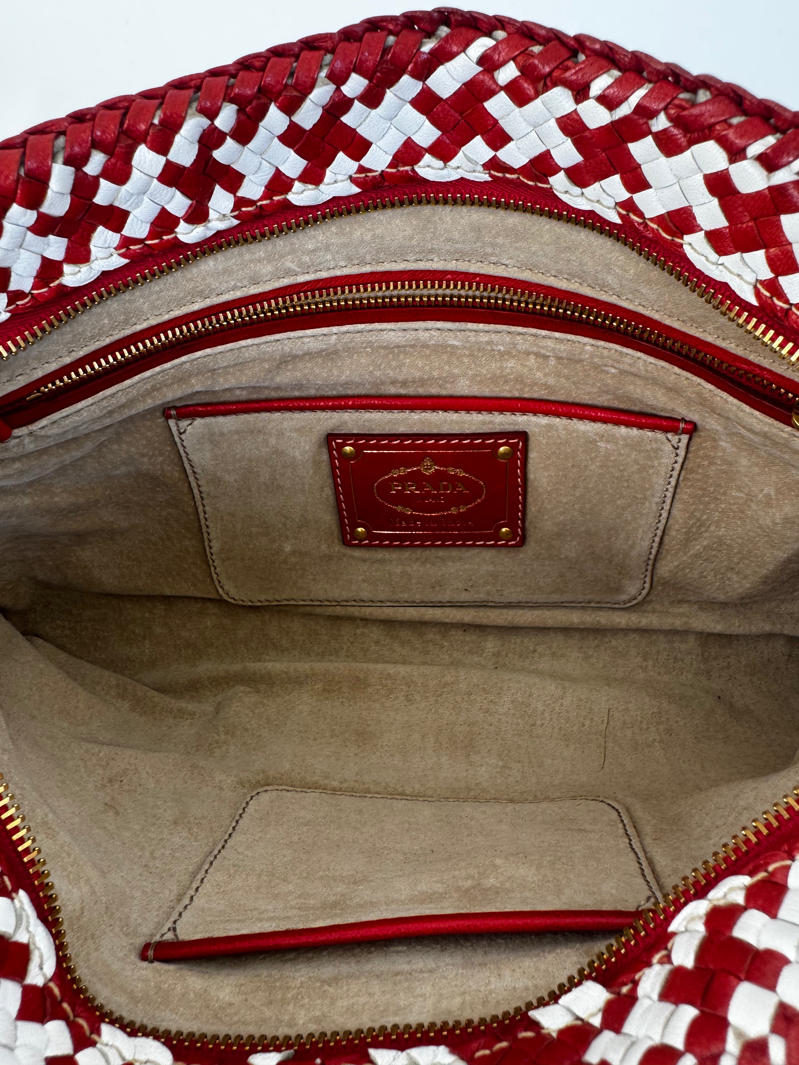 Prada Vintage Woven Clutch