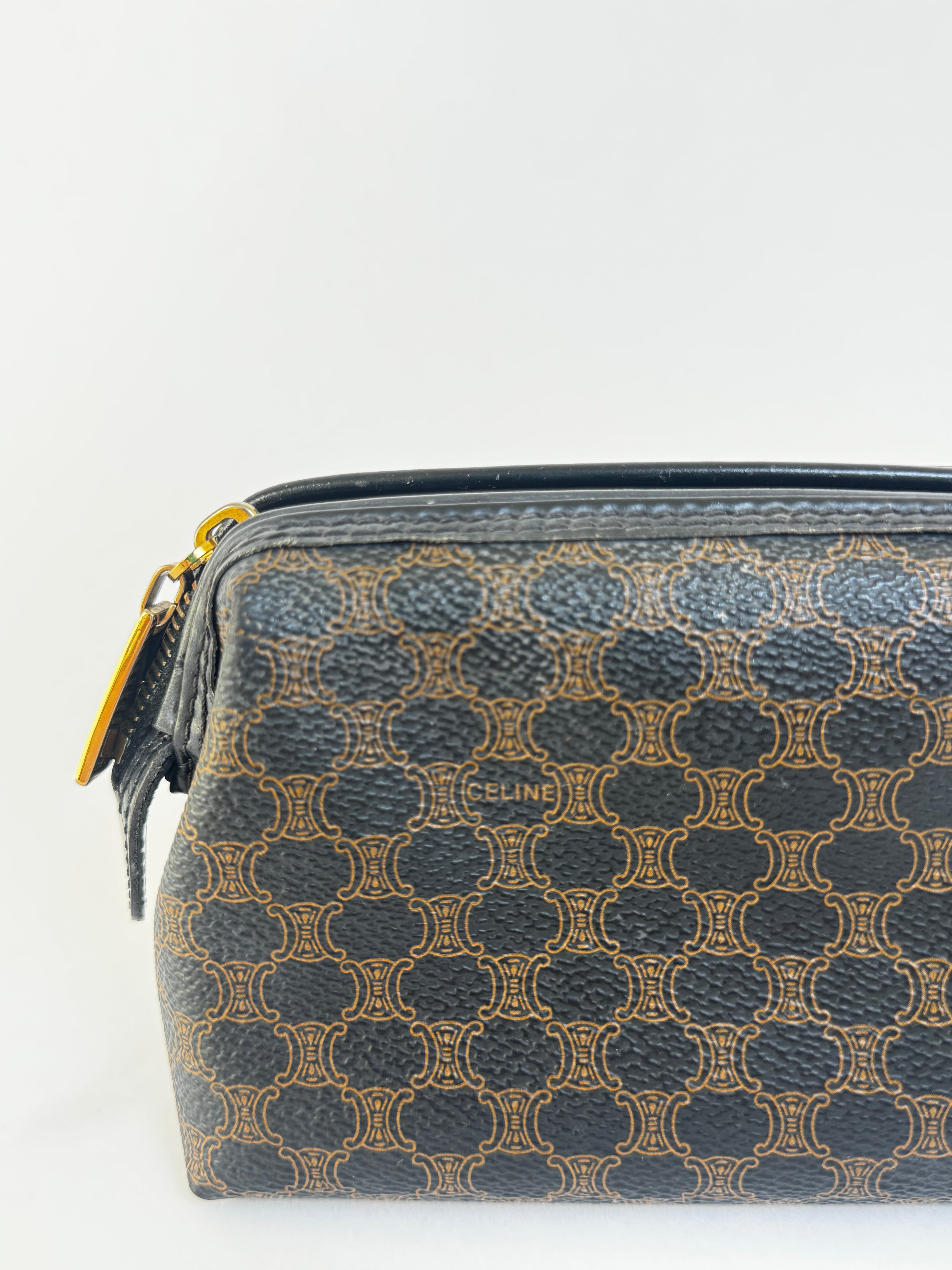 Celine Vintage Cosmetic Pouch Small