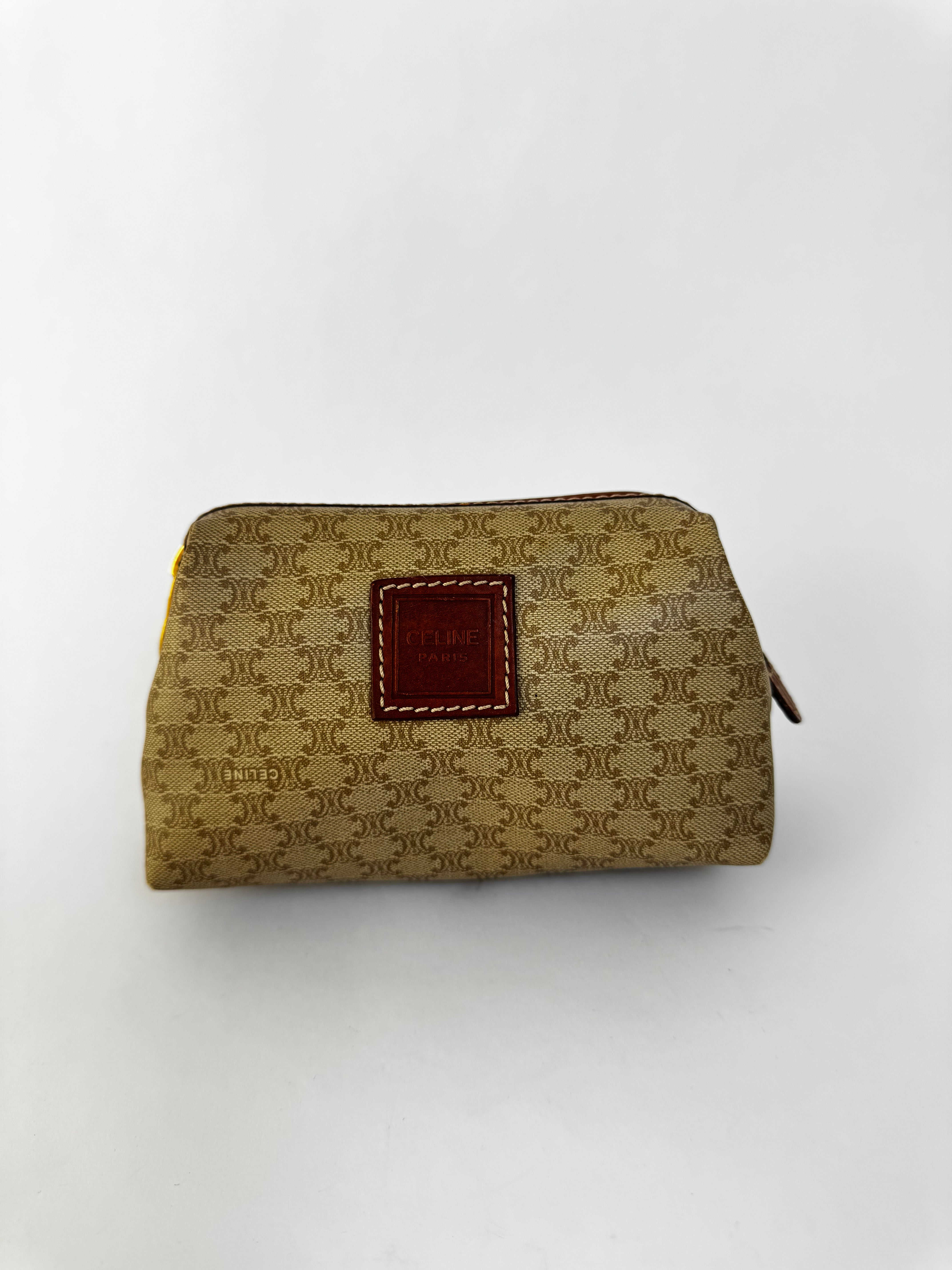 Celine Vintage Cosmetic Pouch Small