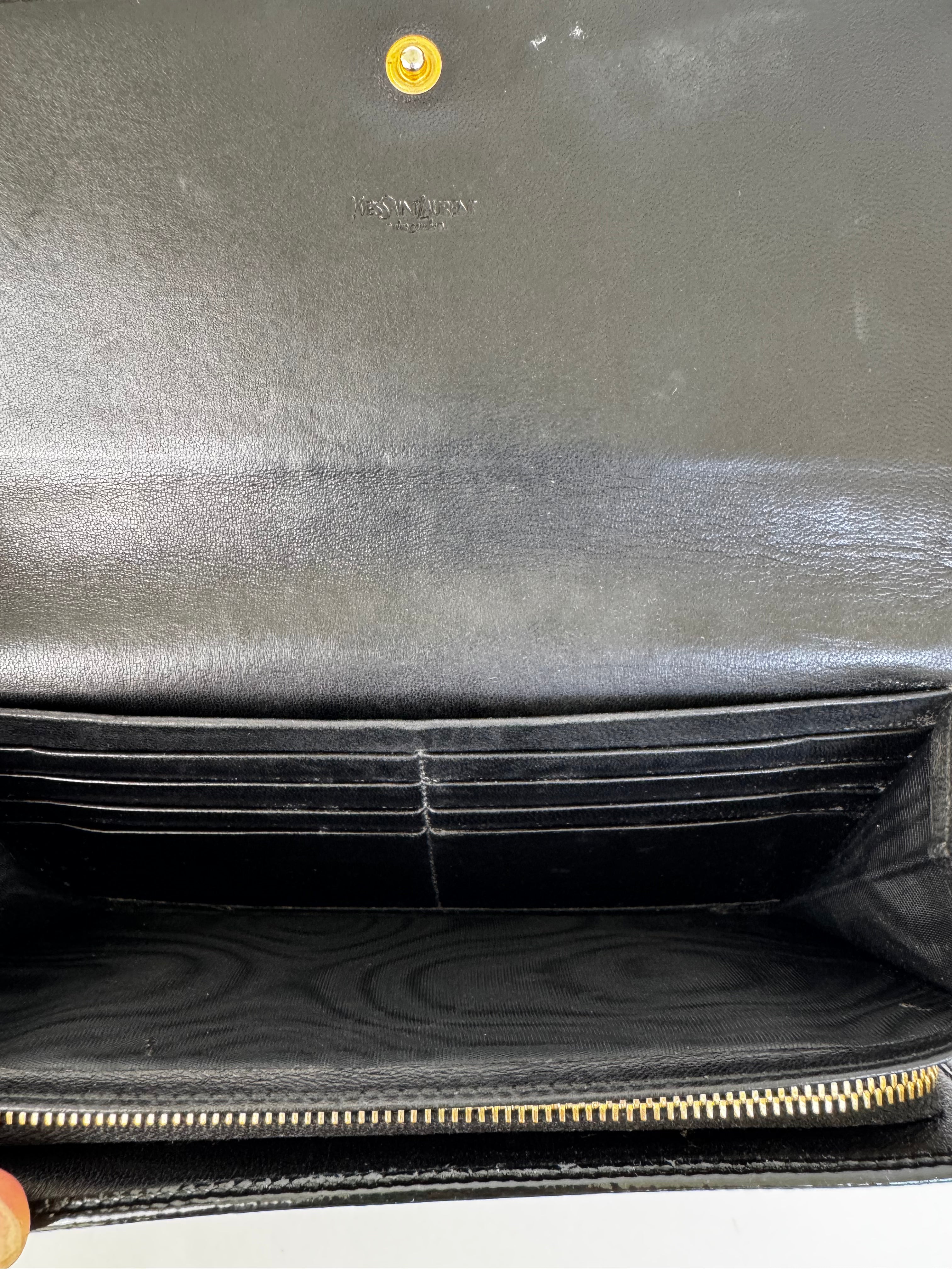 YSL Vintage Postcard Wallet Rare