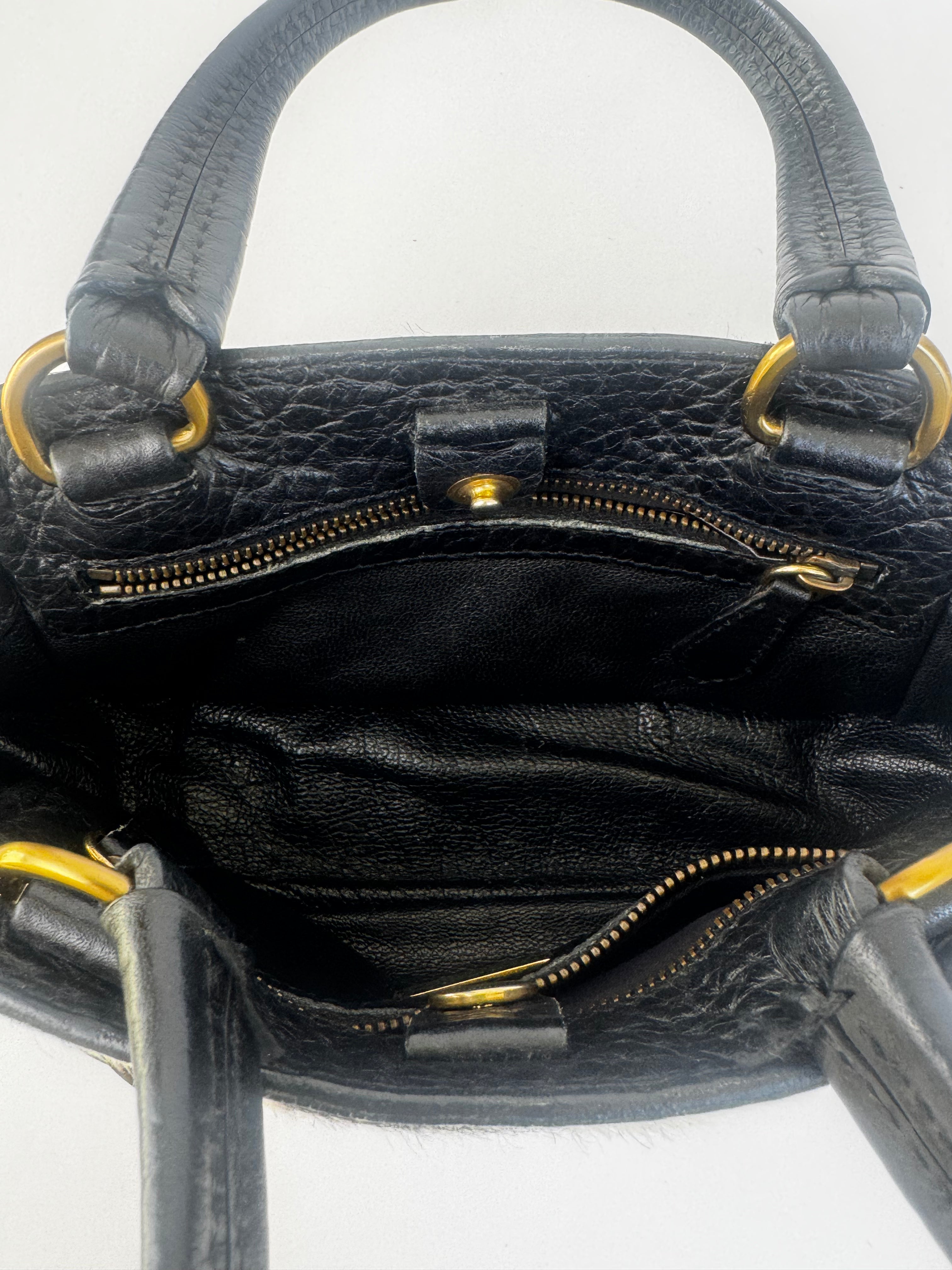 Prada Zebra Top Handle Bag Rare