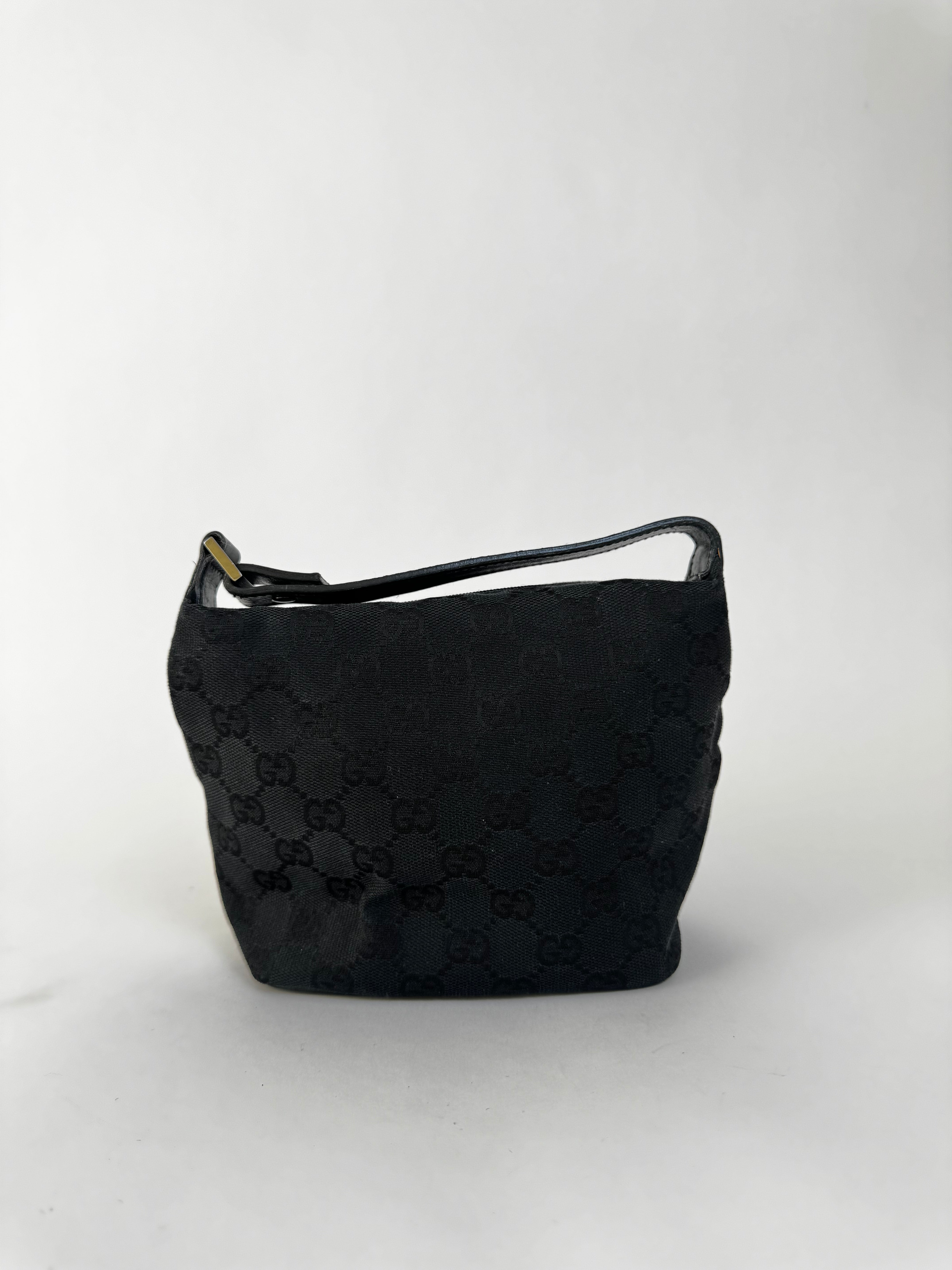Gucci GG Canvas Black Handbag Small