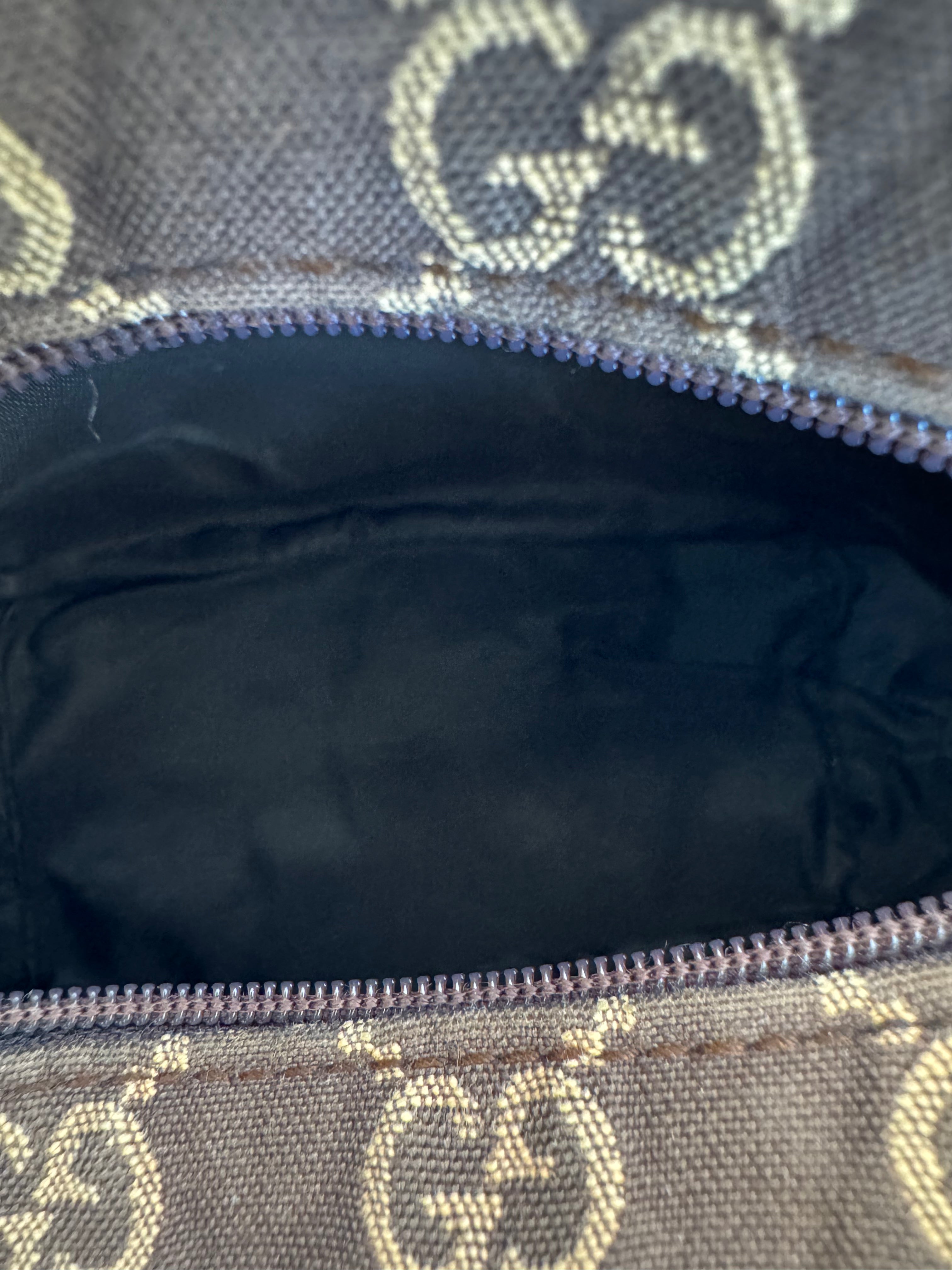 Gucci GG Canvas Brown Handbag Small