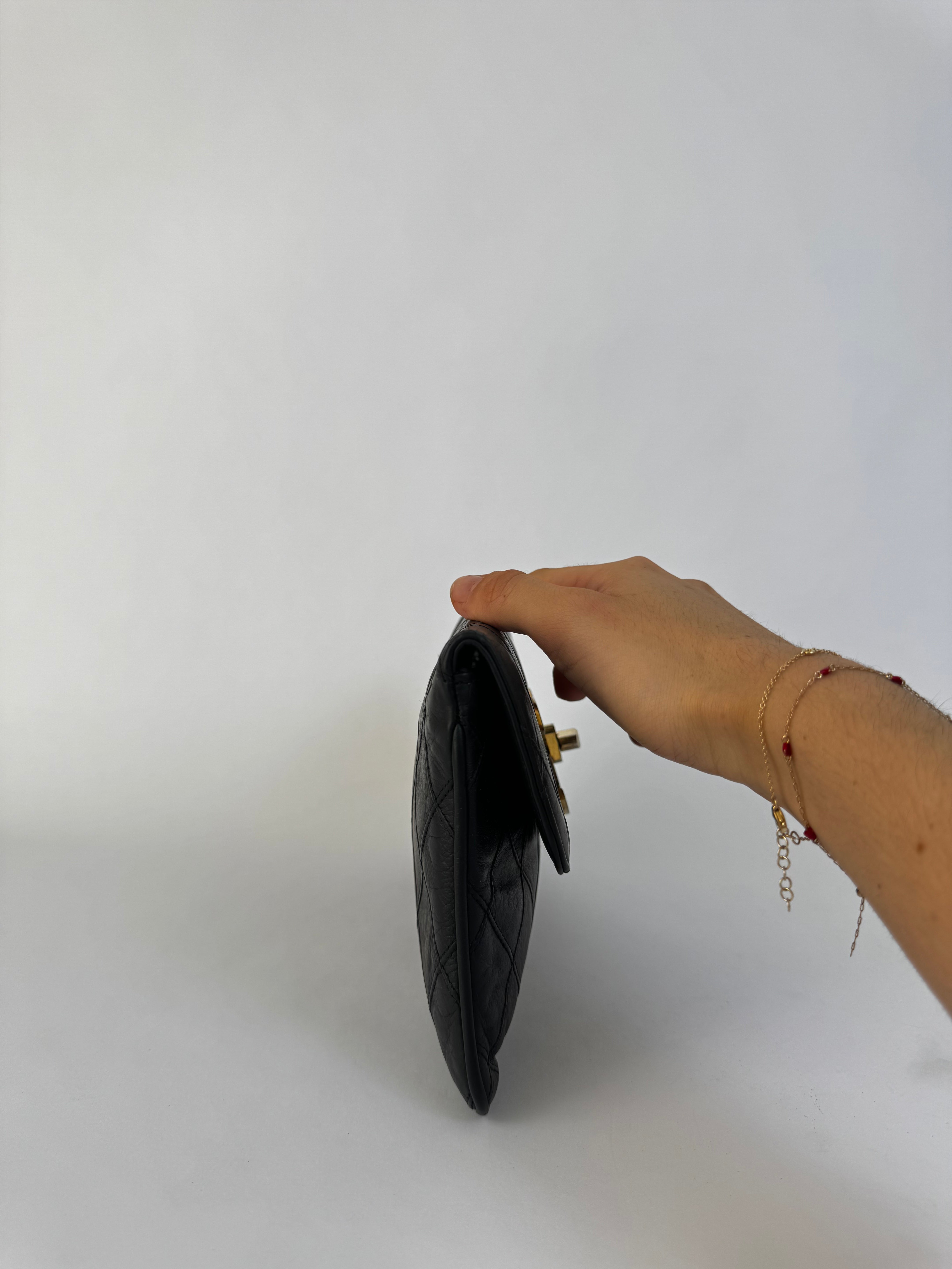 Chanel Jumbo CC Vintage Clutch