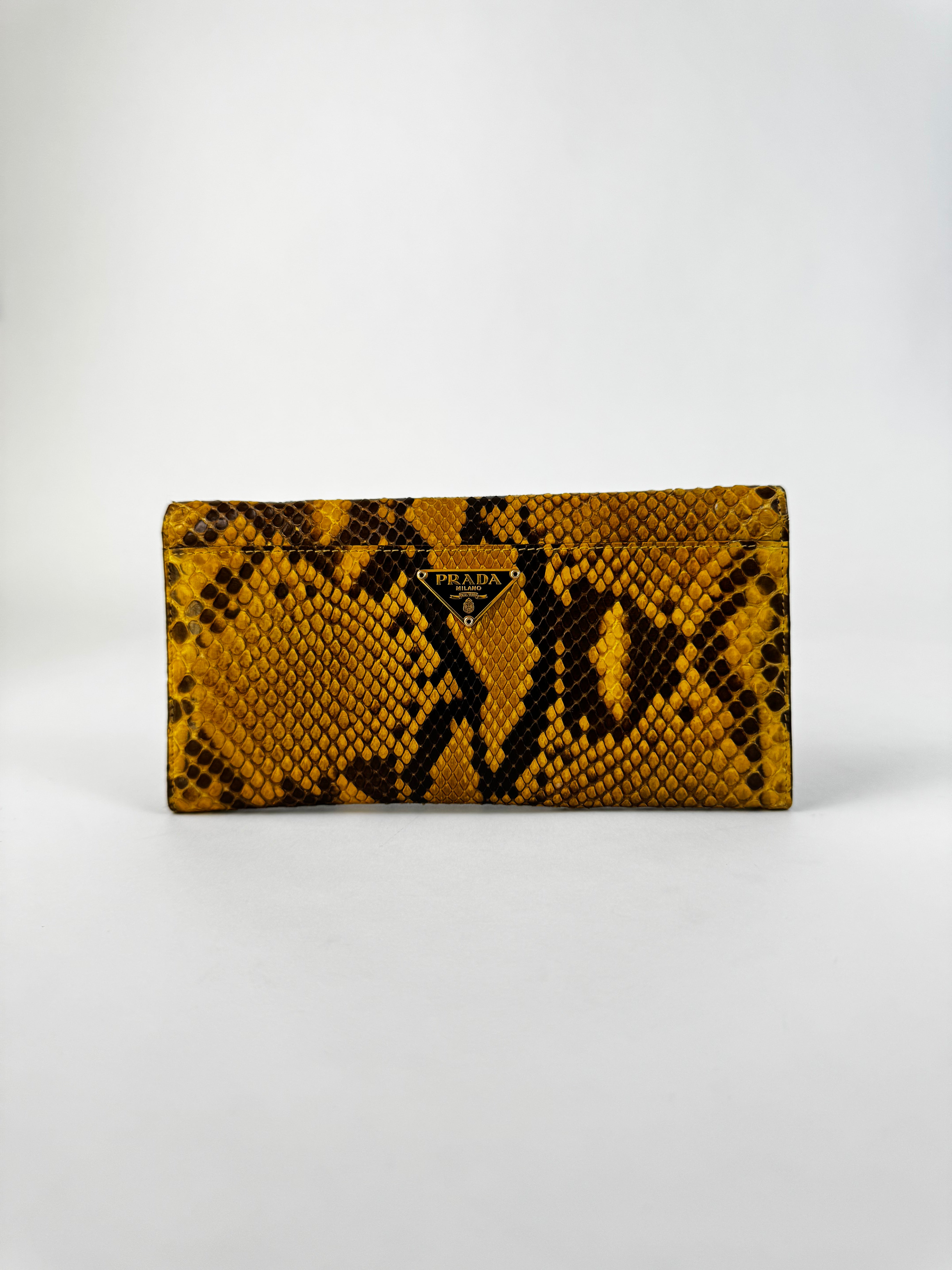 Prada Python Envelope Wallet
