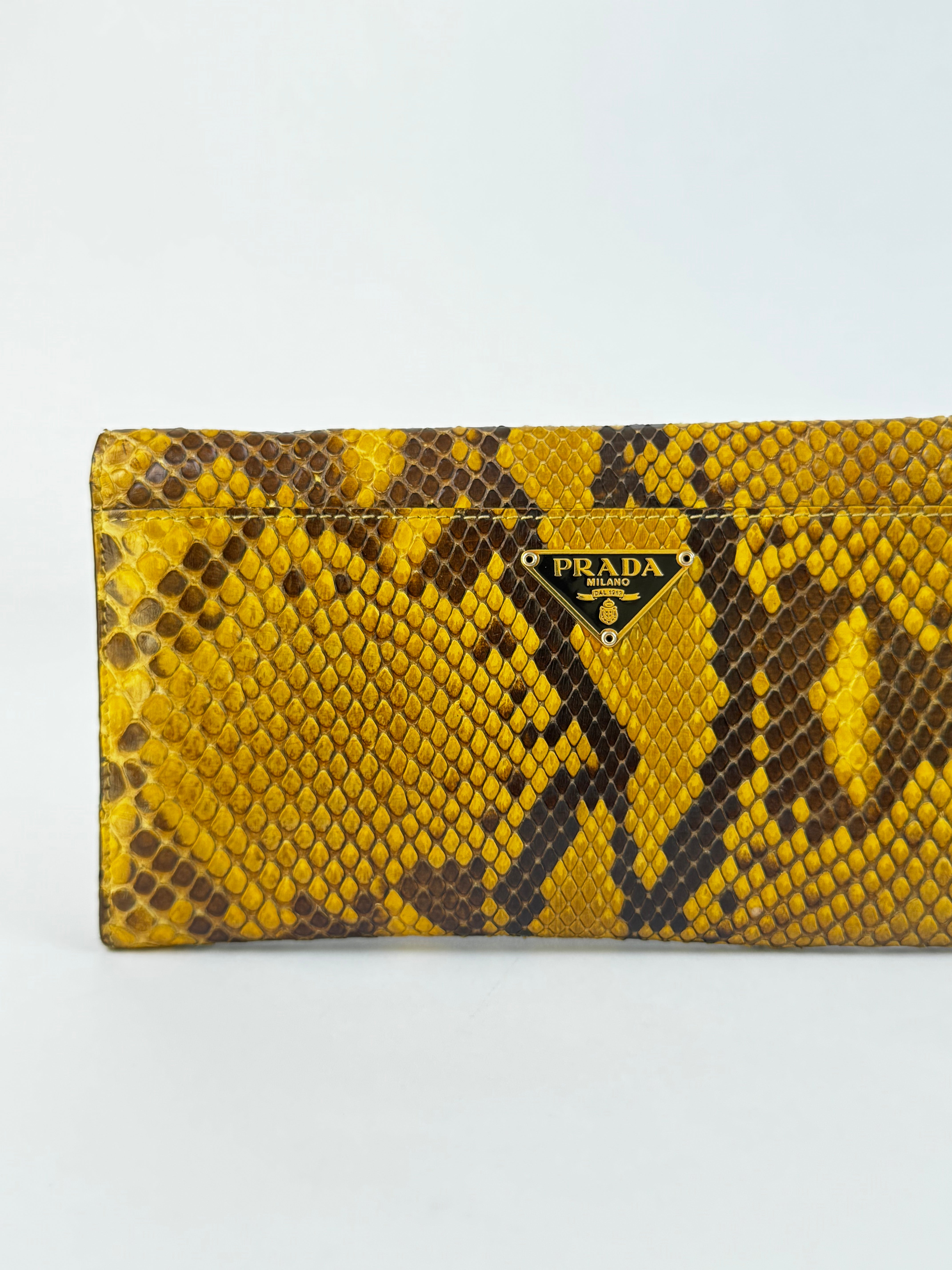 Prada Python Envelope Wallet