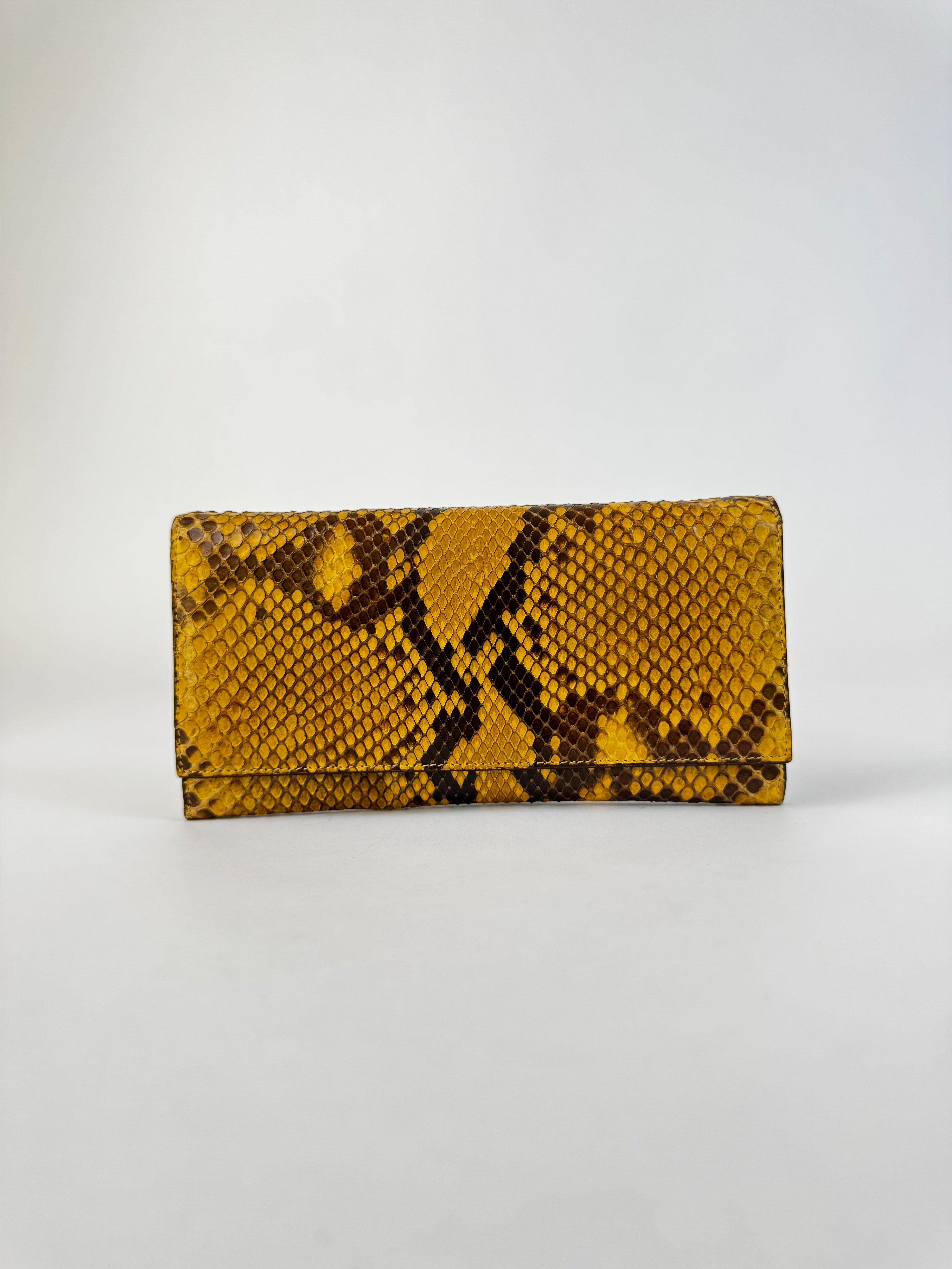 Prada Python Envelope Wallet