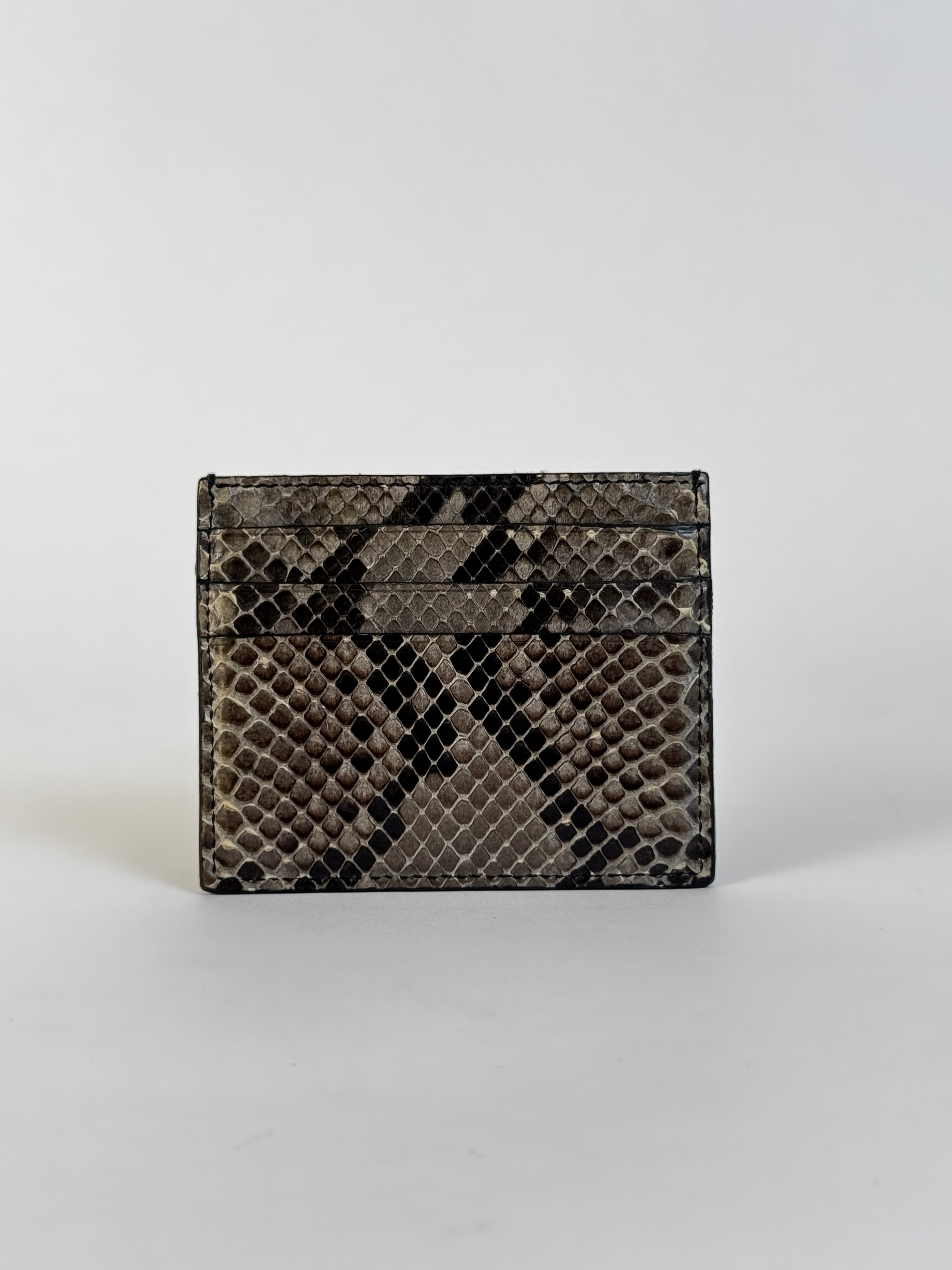 Fendi Python Card Holder