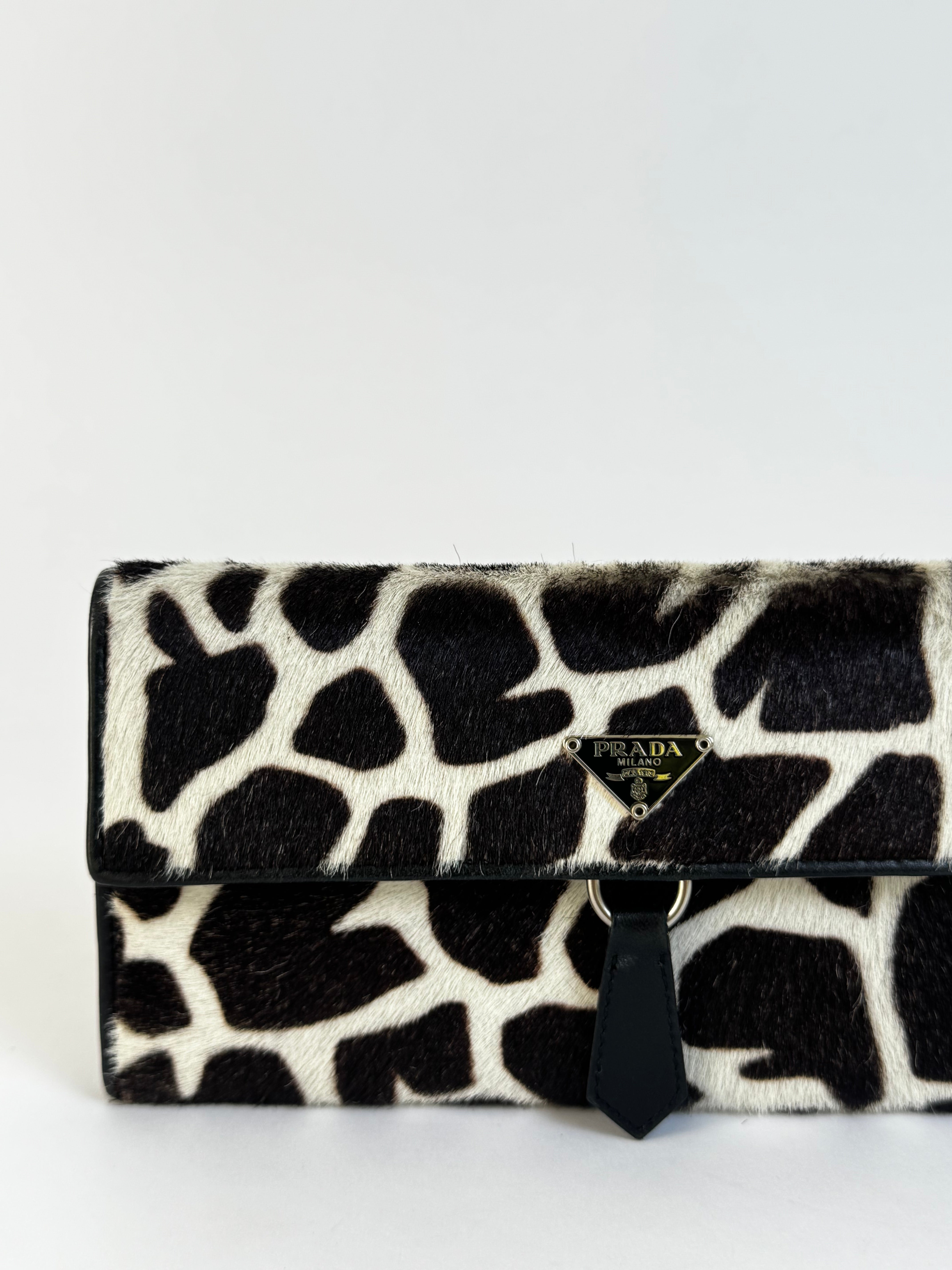 Prada Vintage Zebra Wallet