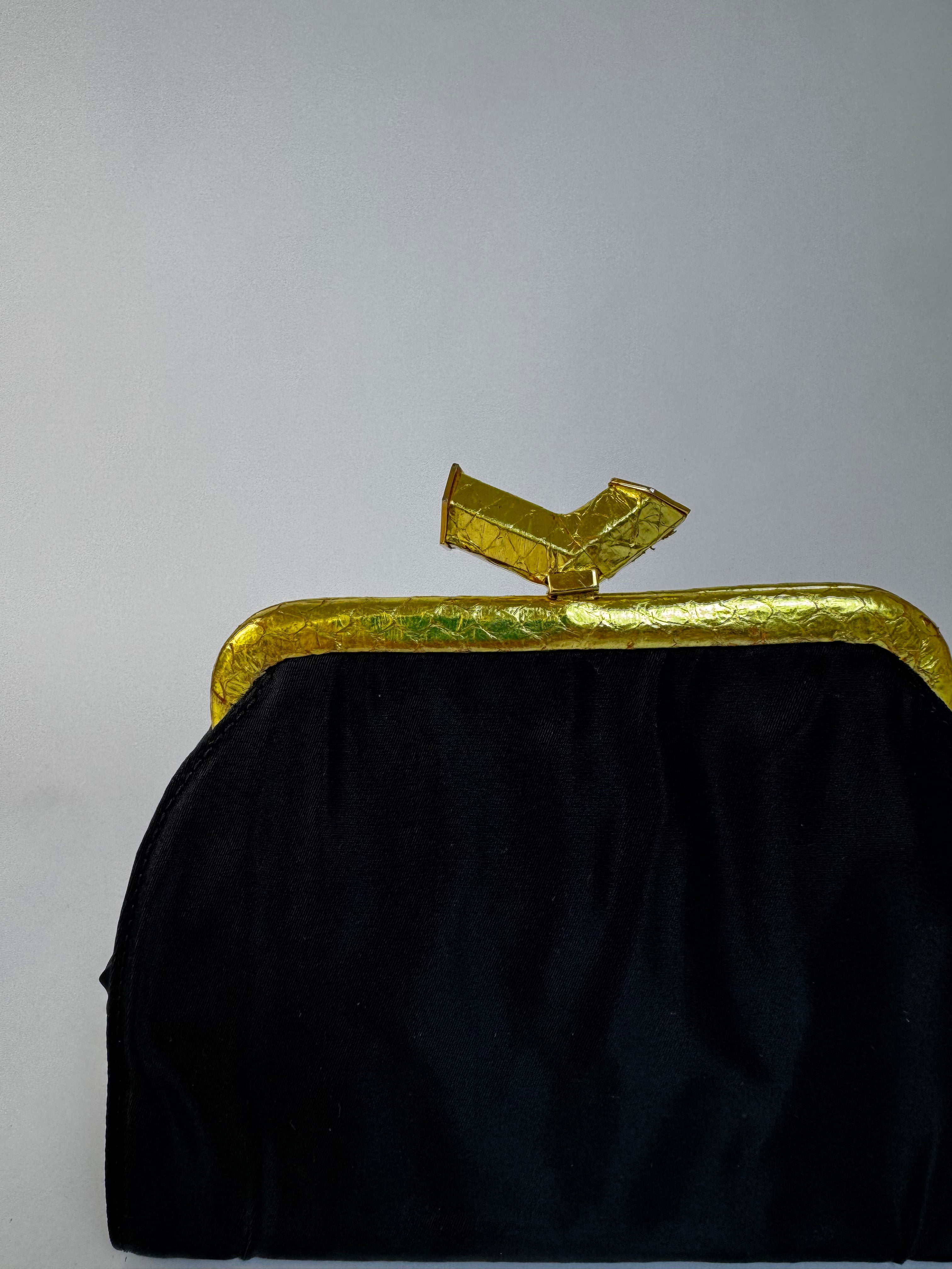 Prada Vintage Frame Clutch Rare