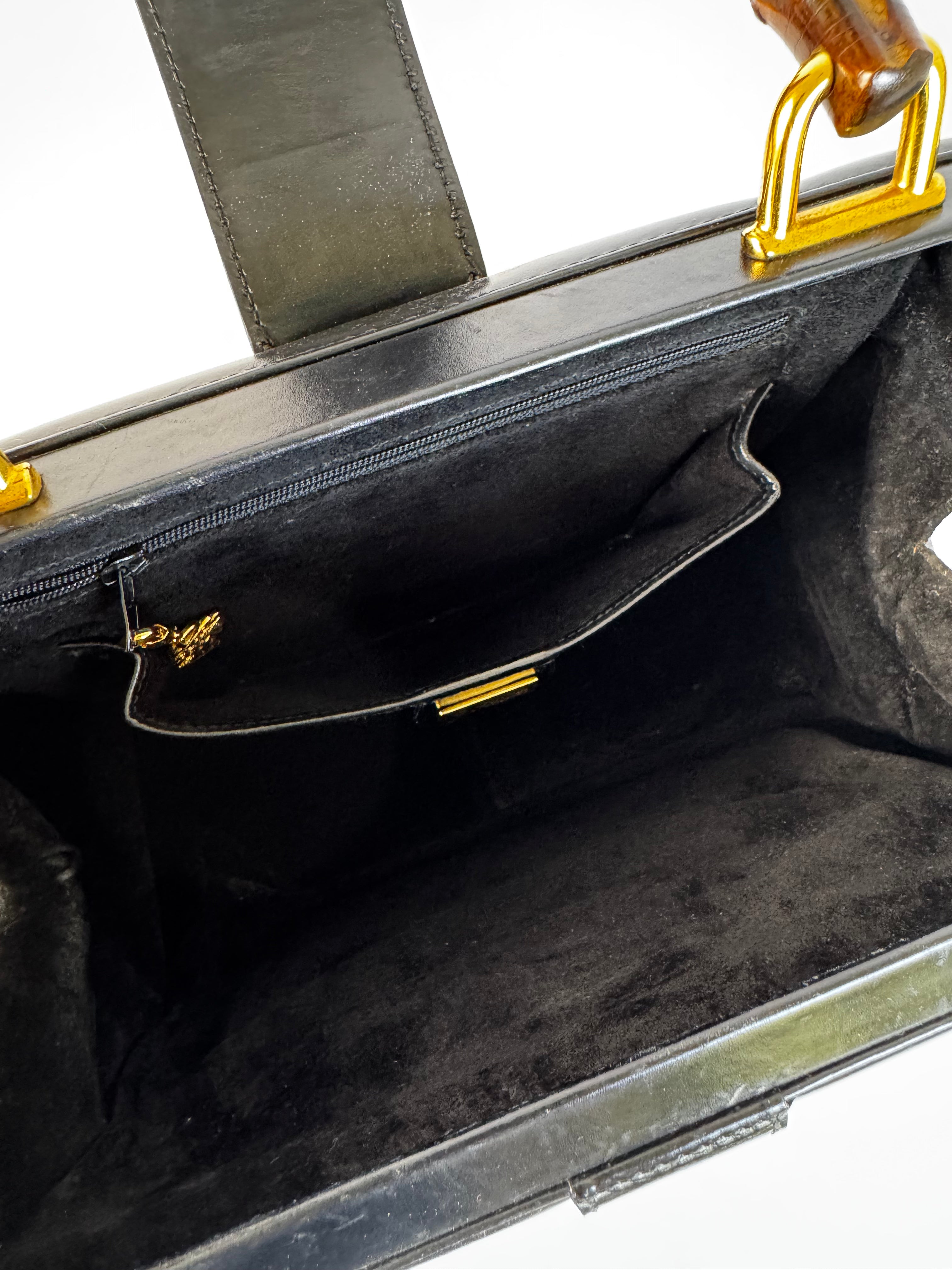 Gucci Vintage Bamboo Top Handle Bag