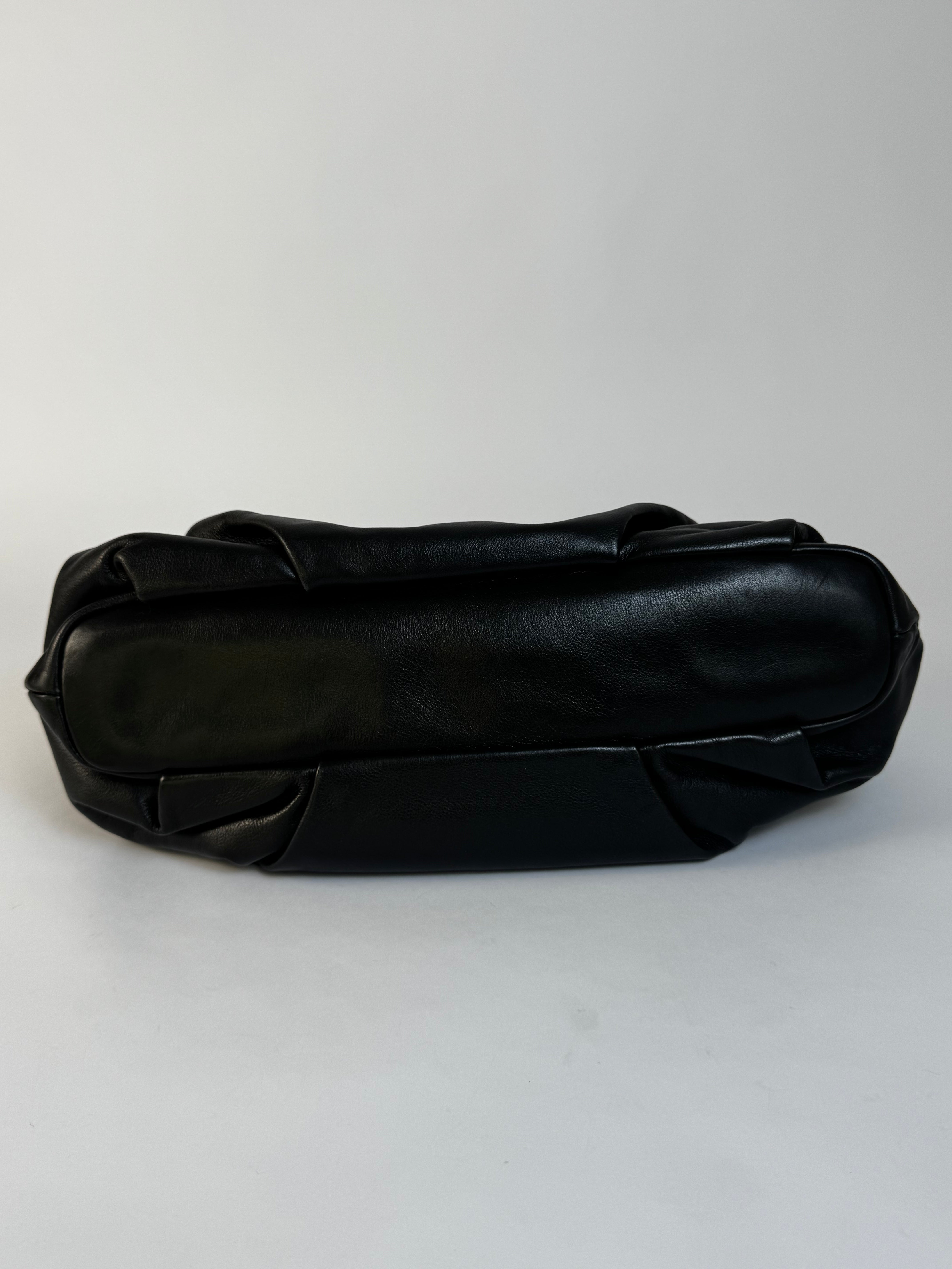 Prada Vintage Black Leather Clutch