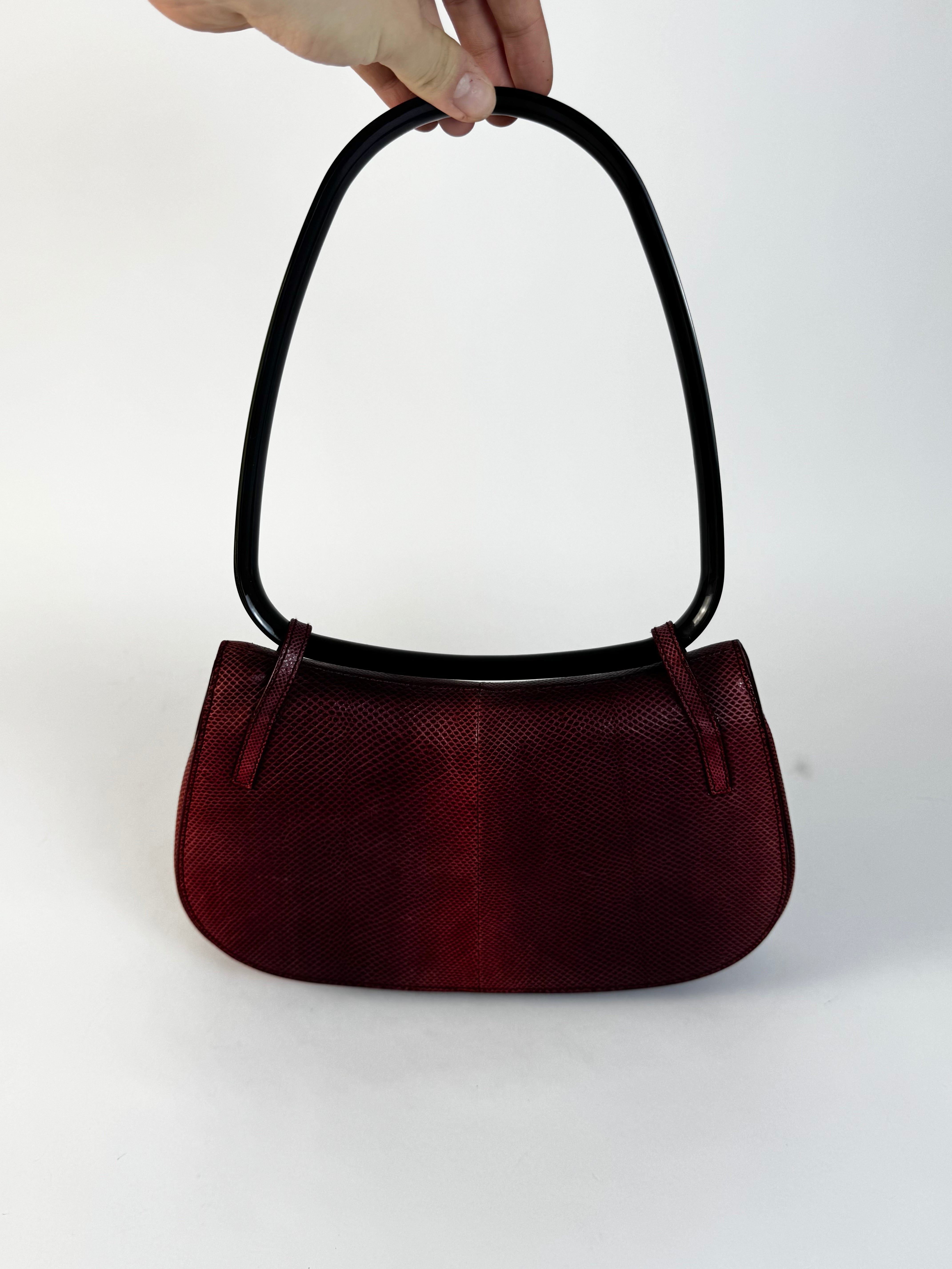 Gucci Vintage Python Shoulder Bag