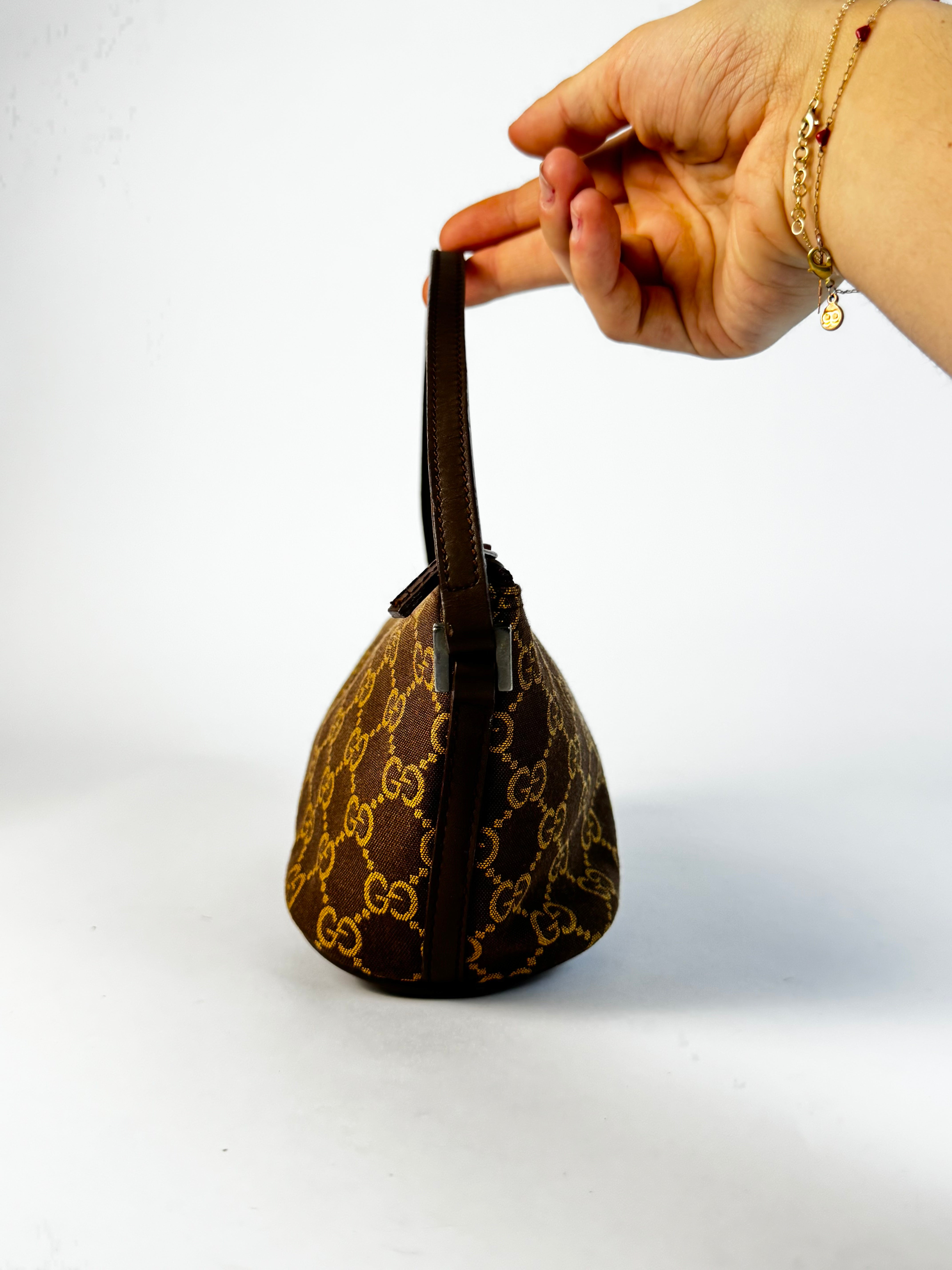 Gucci Brown GG Monogram Handbag