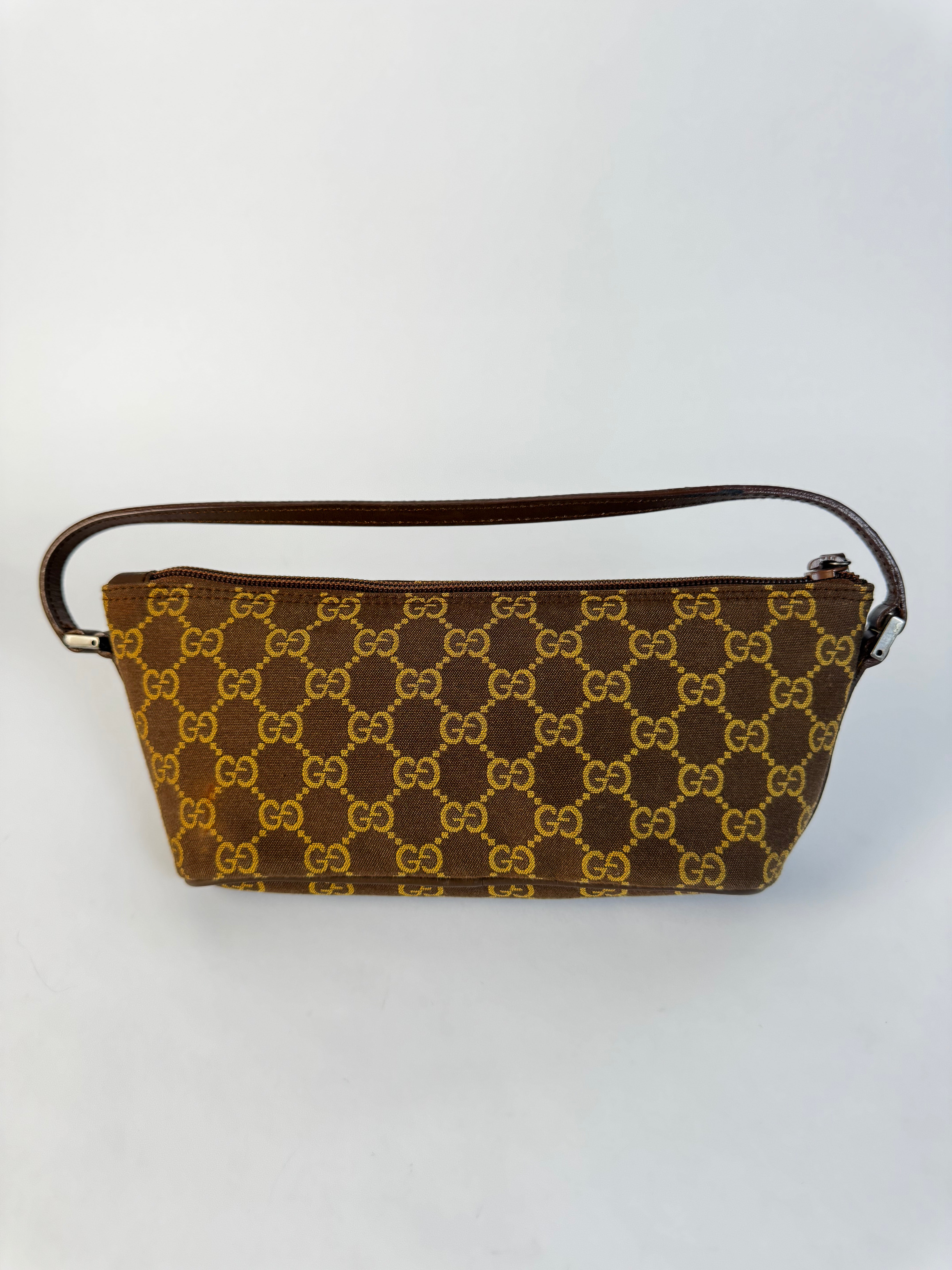 Gucci Brown GG Monogram Handbag