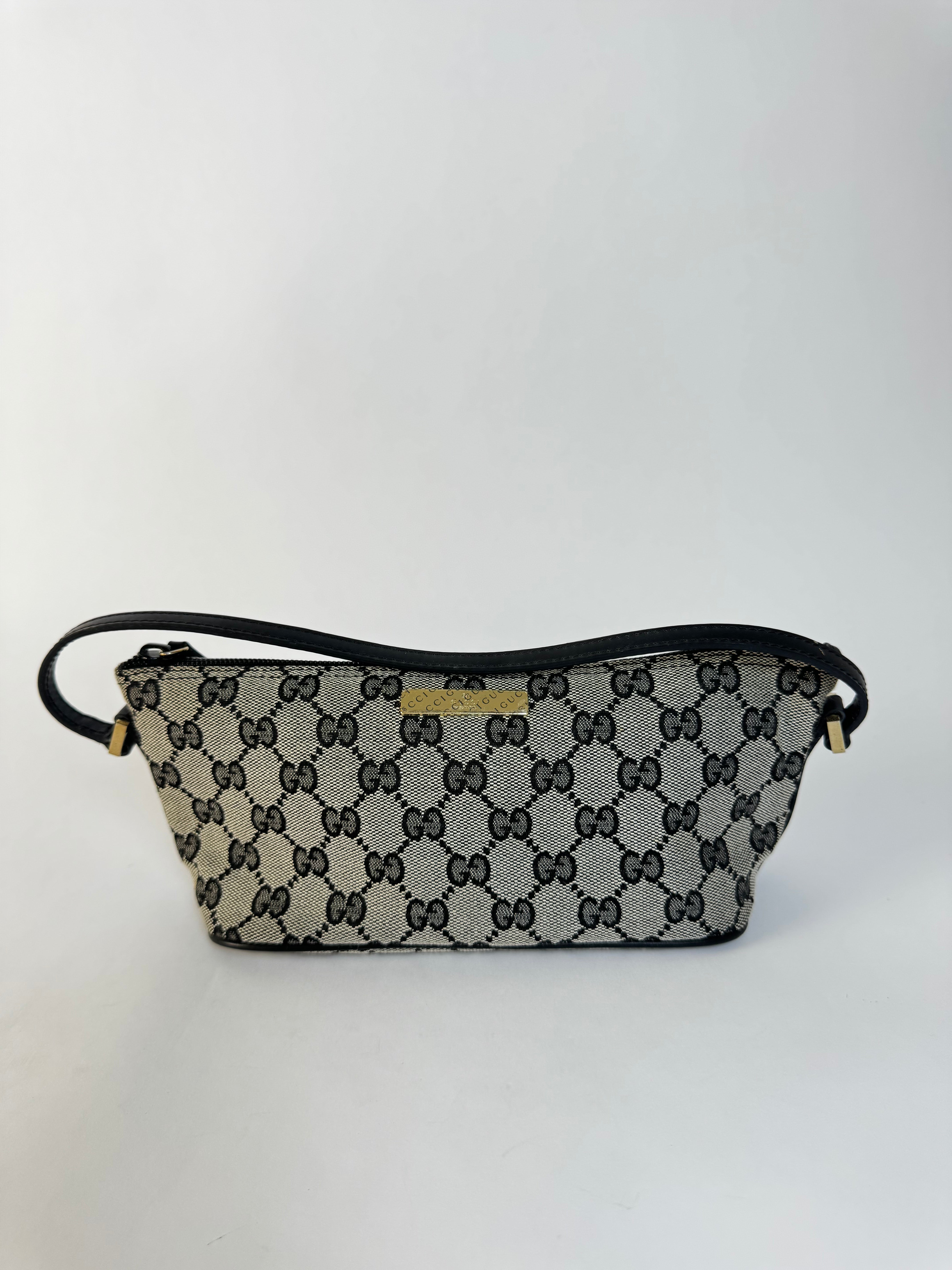 Gucci Black GG Monogram Handbag