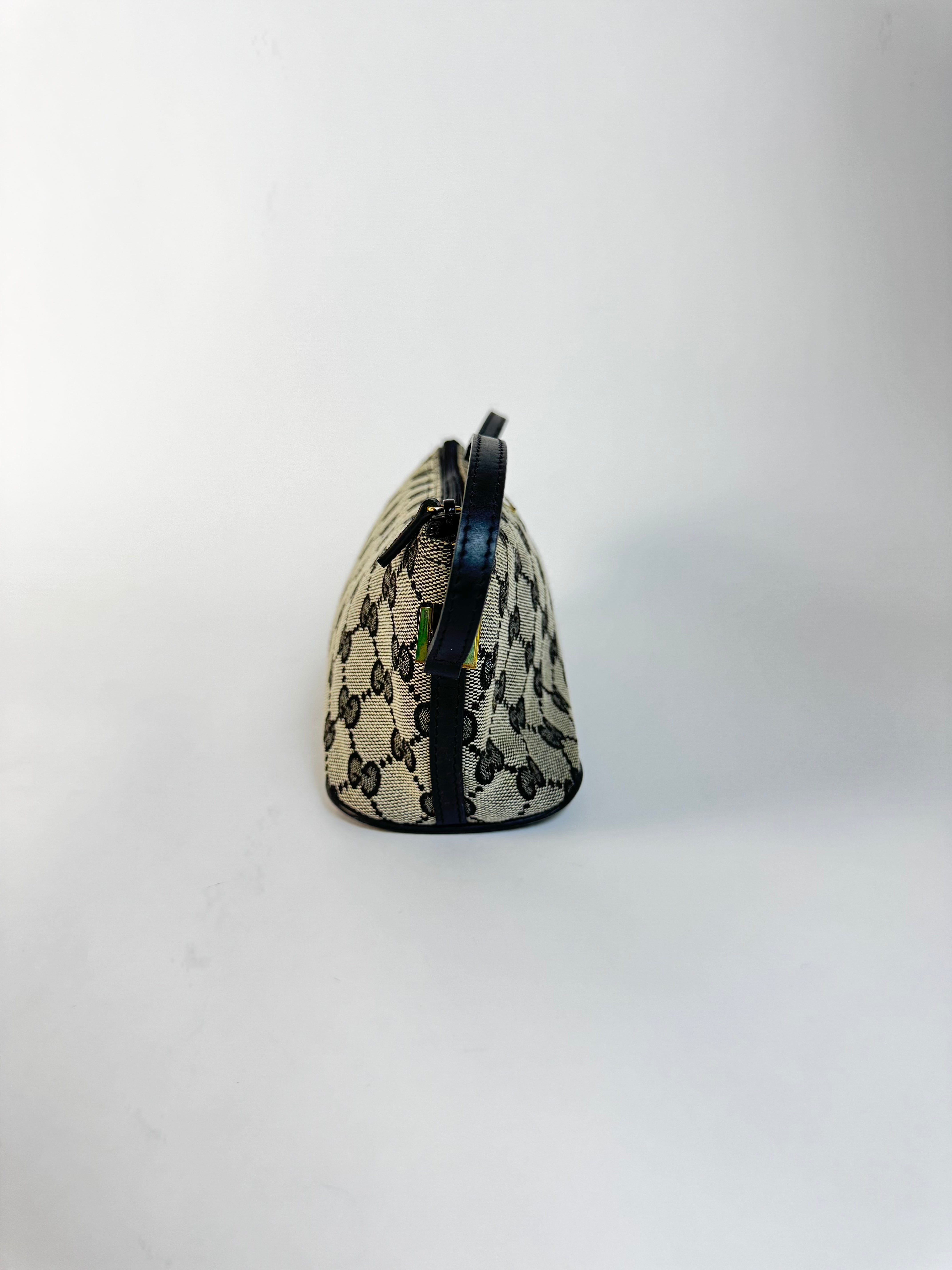 Gucci Black GG Monogram Handbag