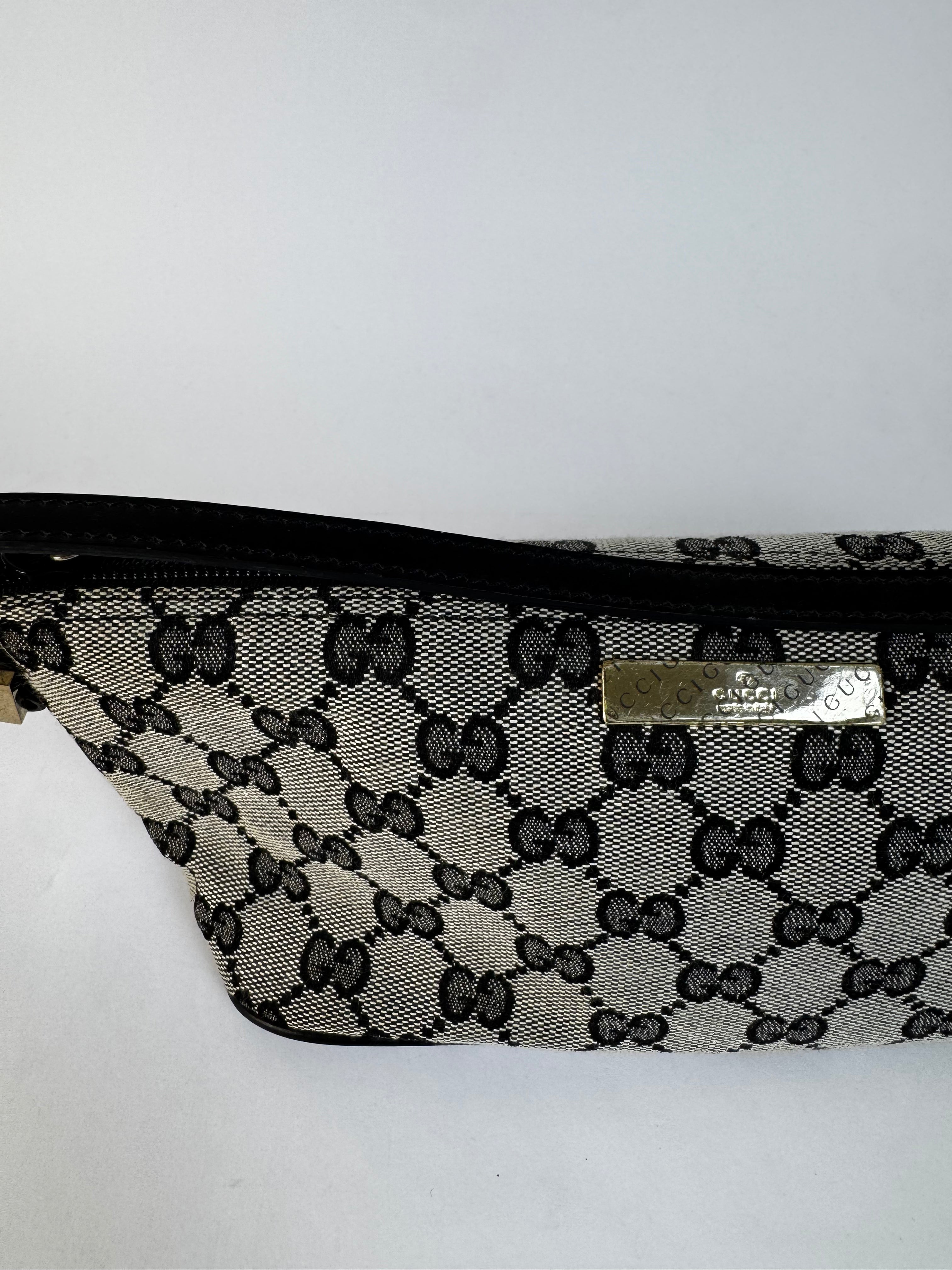 Gucci Black GG Monogram Handbag
