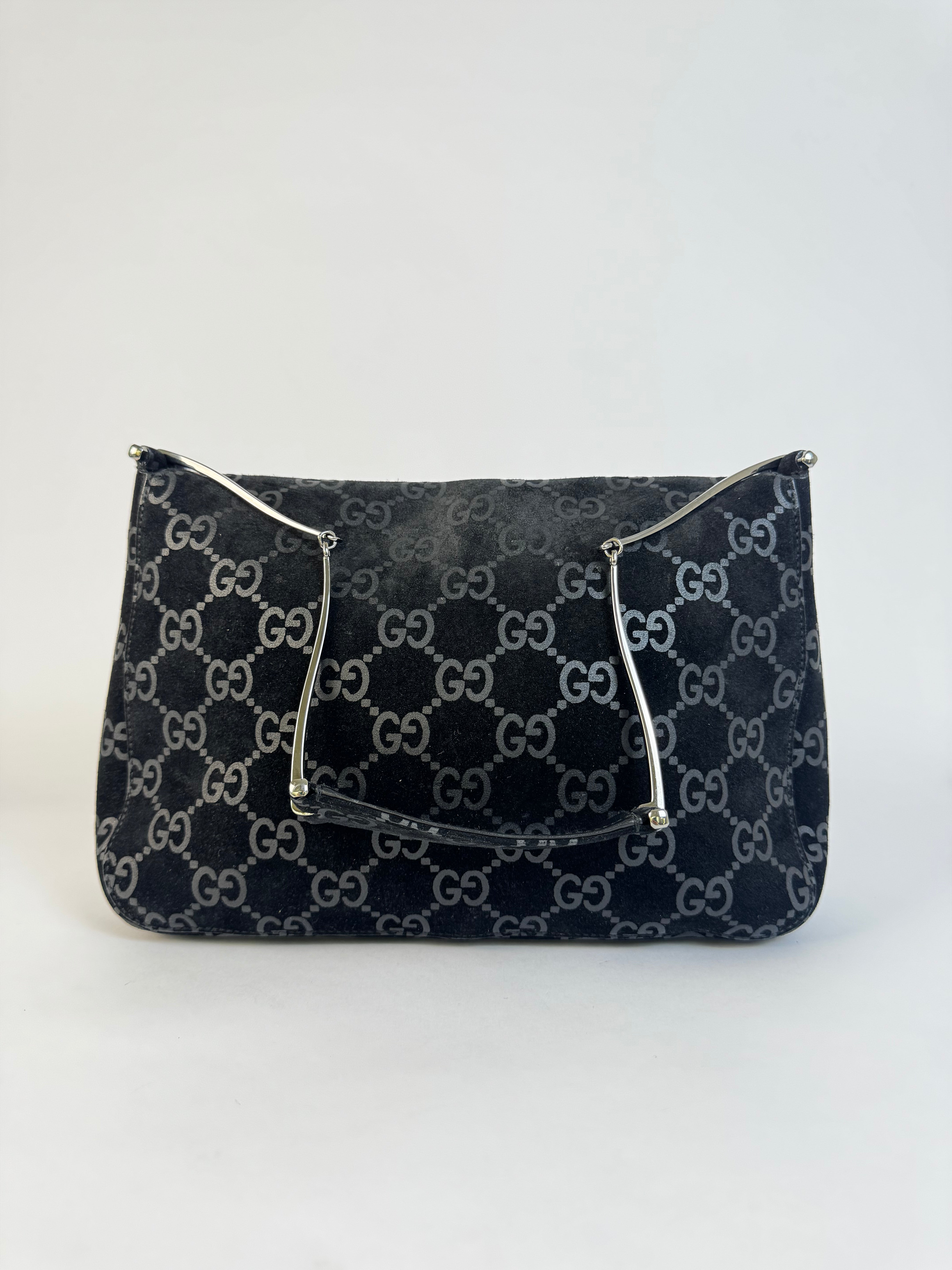 Gucci Tom Ford Slim Horsebit GG Tote Flap Bag
