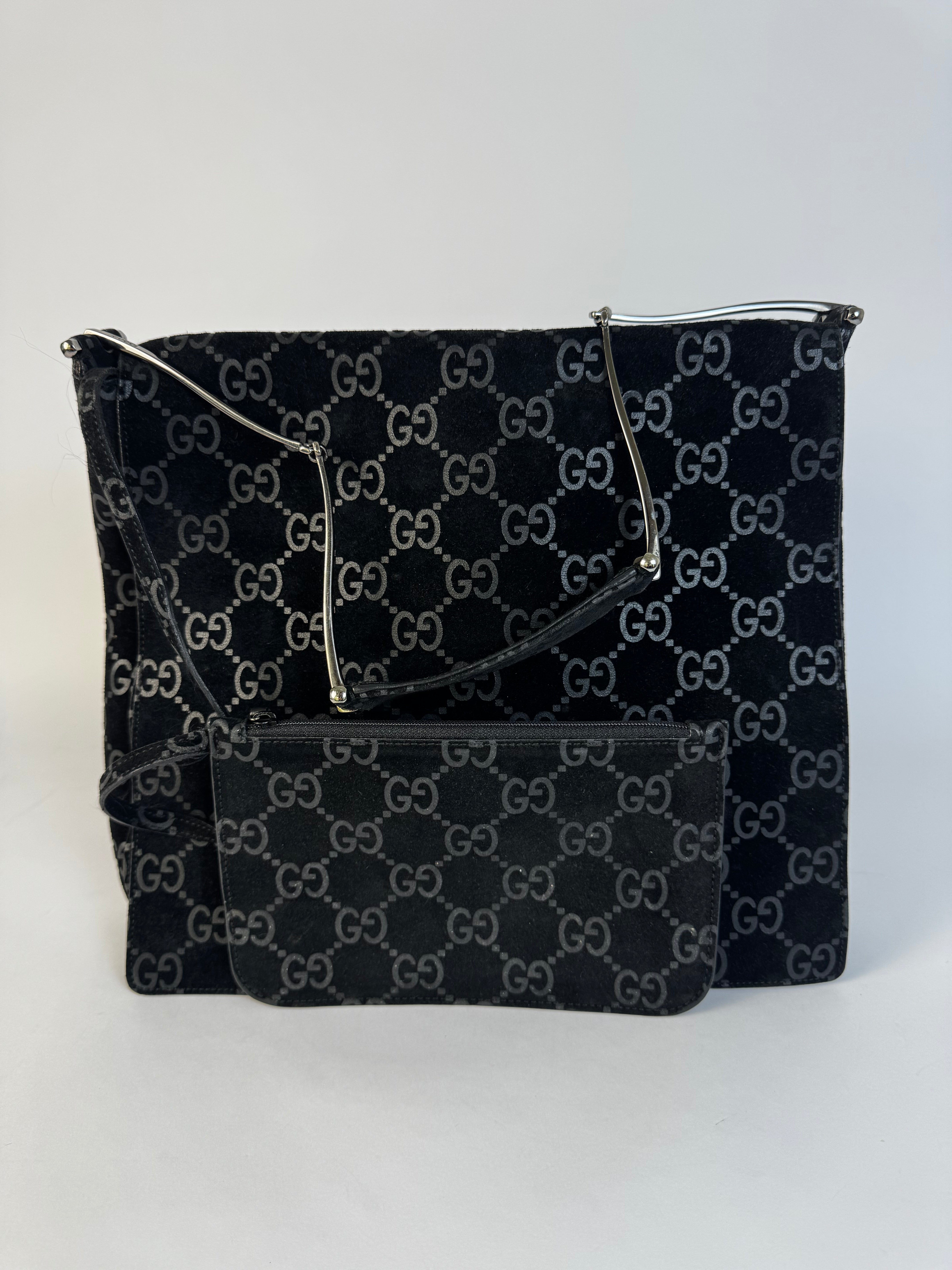 Gucci Tom Ford Slim Horsebit Black Suede Hobo Bag Best Seller