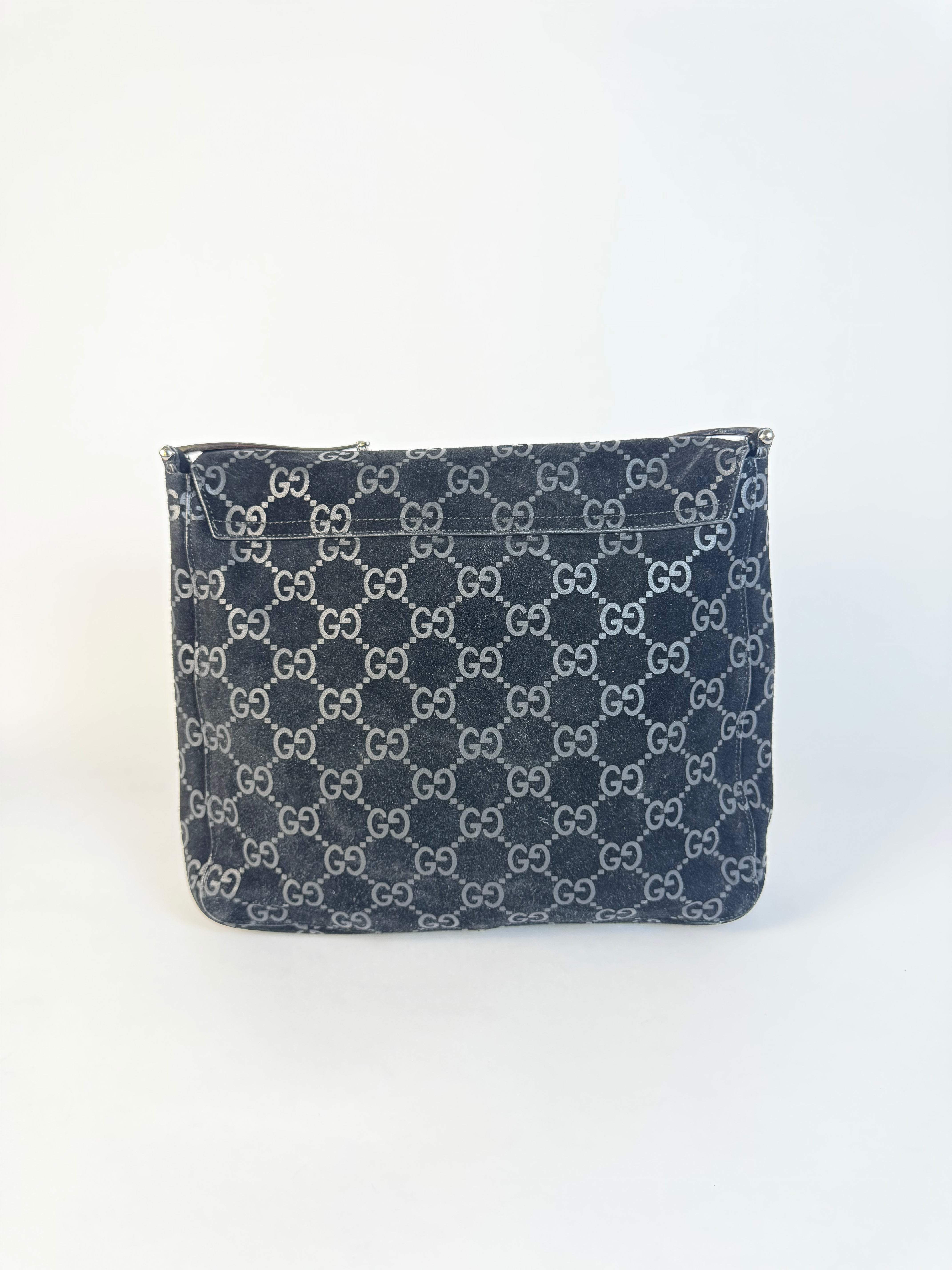 Gucci Tom Ford Slim Horsebit GG Flap Shoulder Bag