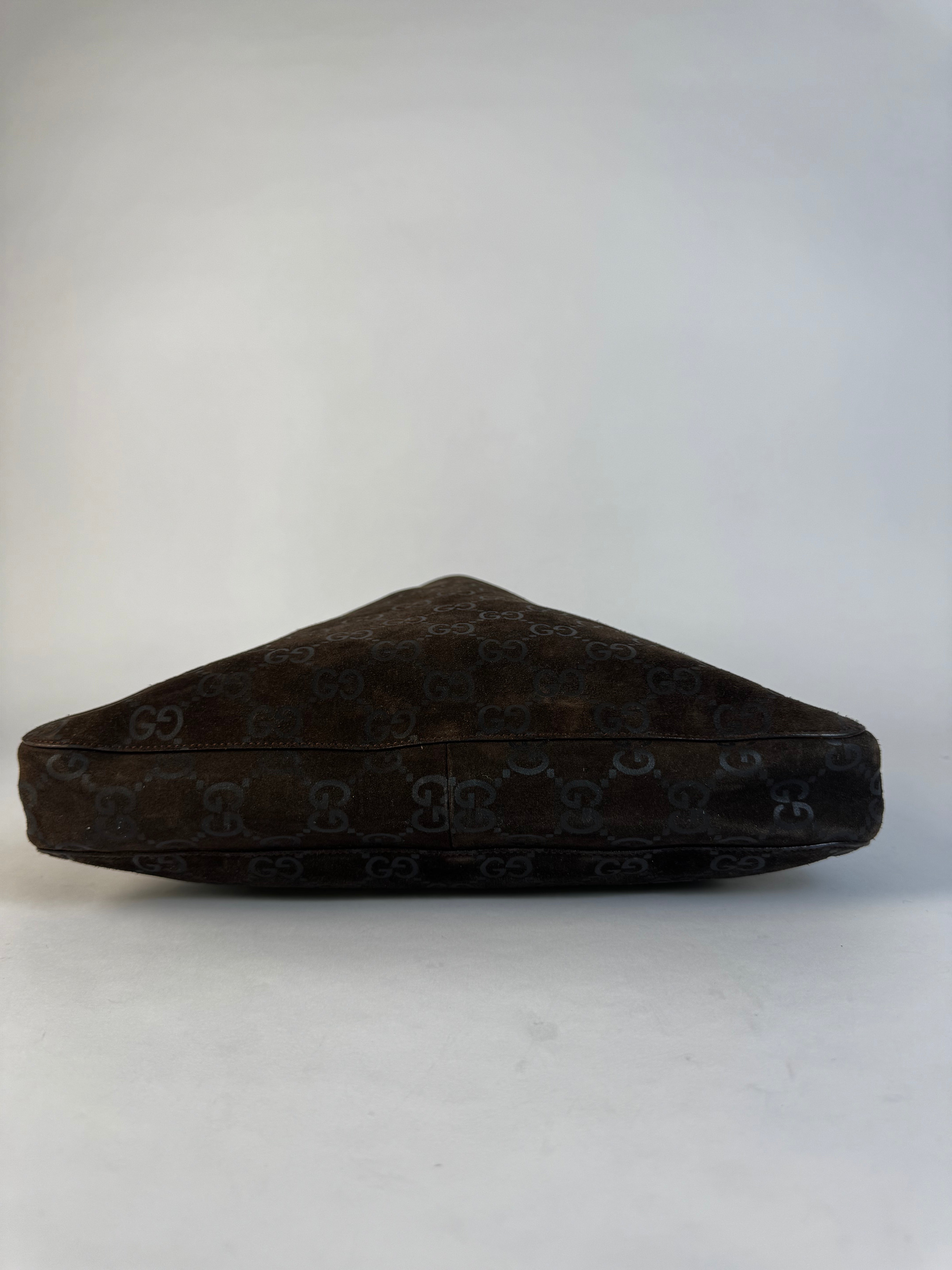 Gucci Tom Ford Slim Horsebit Brown Suede Hobo Bag Best Seller