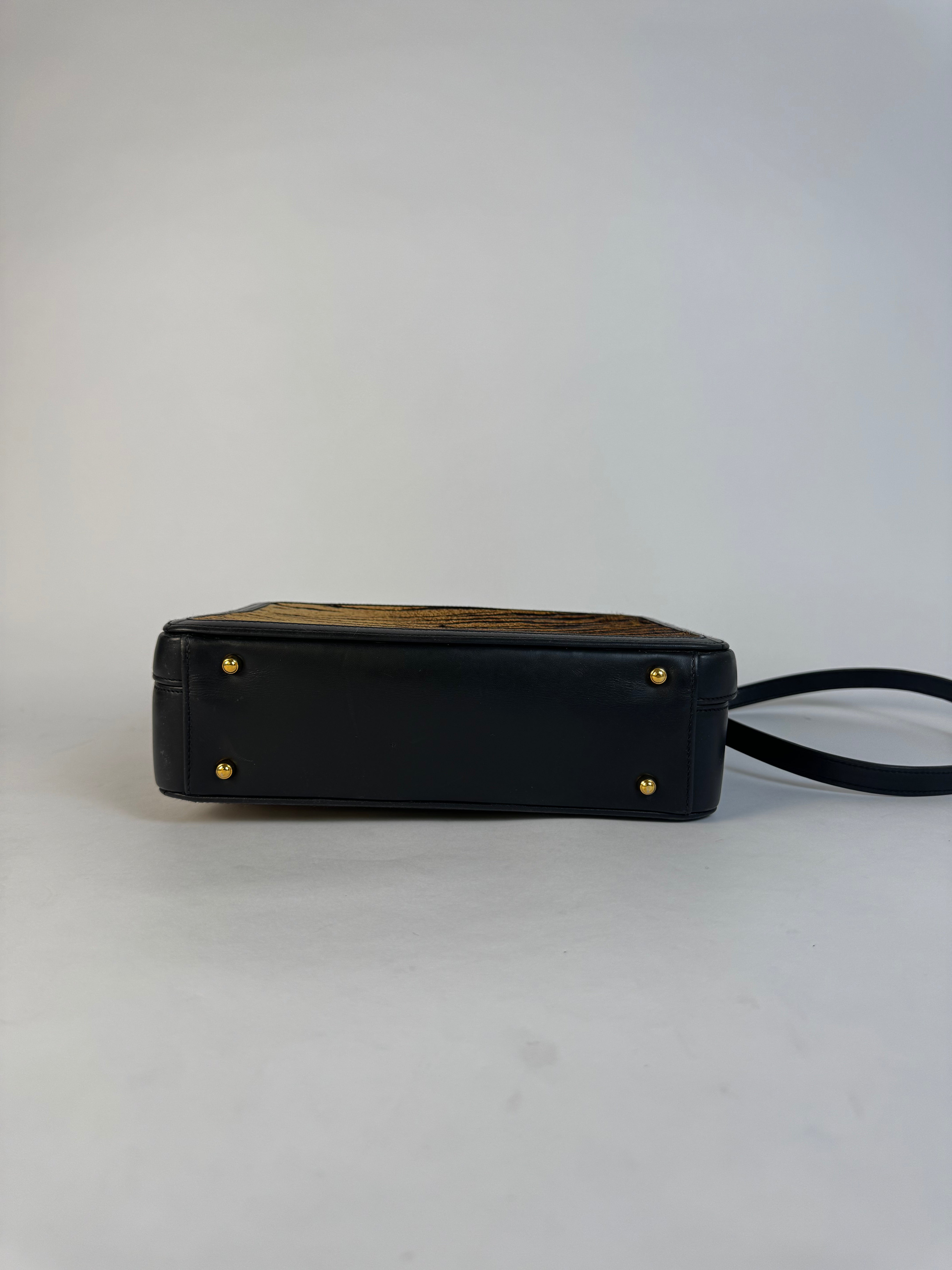 Gucci Tiger Print Pony Hair Handbag