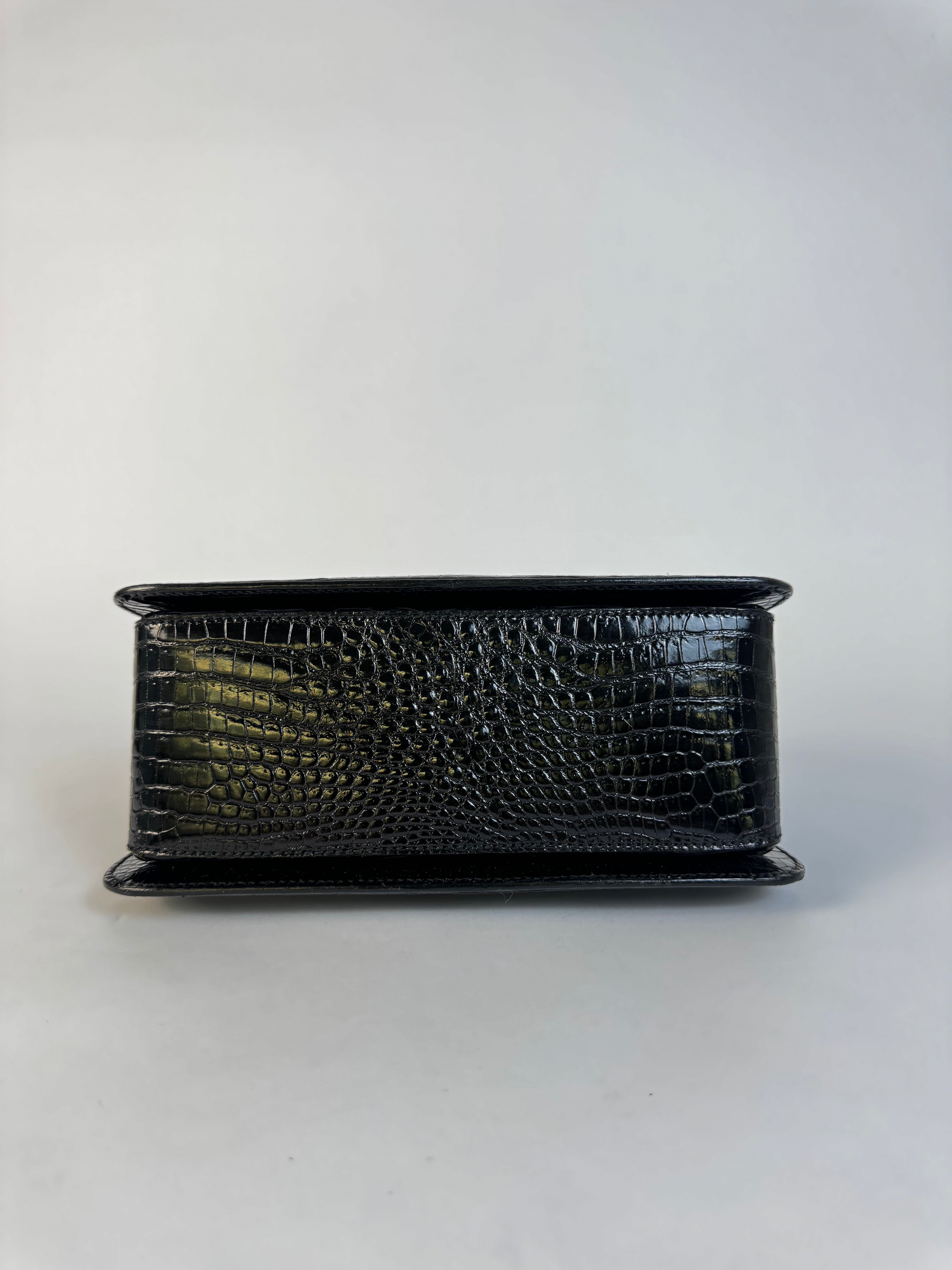 Gucci Vintage Croc Top Handle Bag Rare