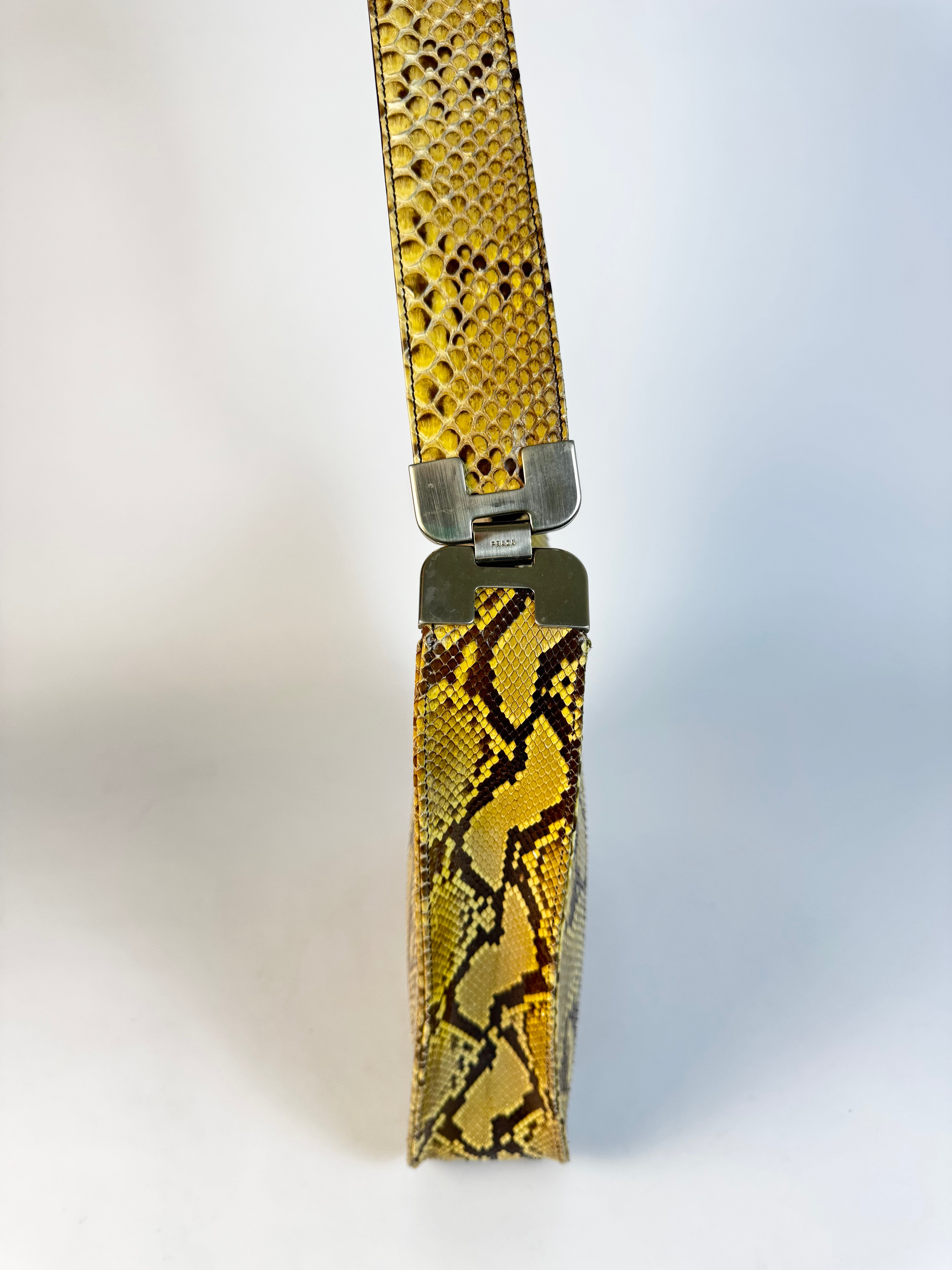 Prada Vintage Python Shoulder Bag