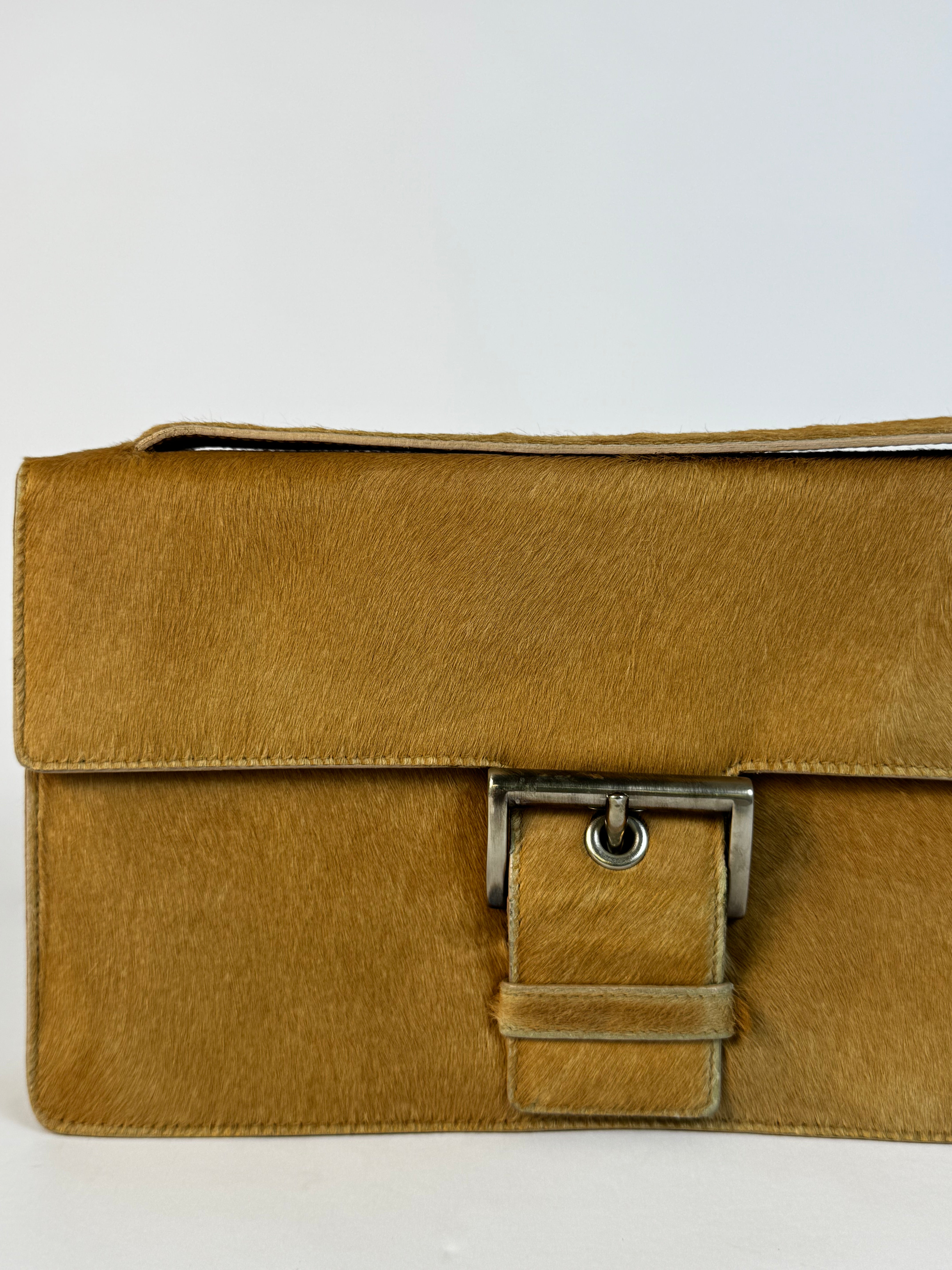 Prada Vintage Pony Hair Shoulder Bag