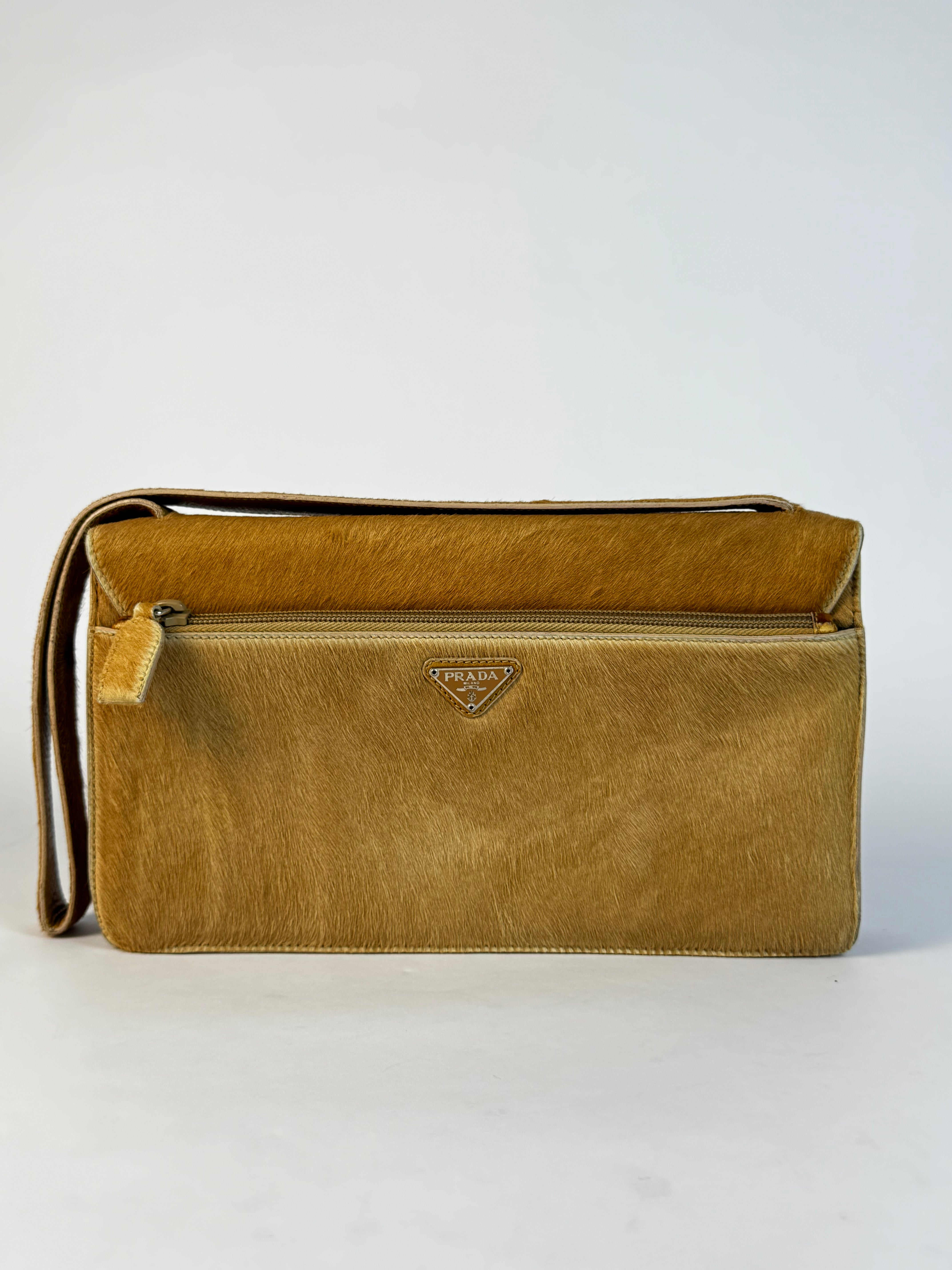 Prada Vintage Pony Hair Shoulder Bag