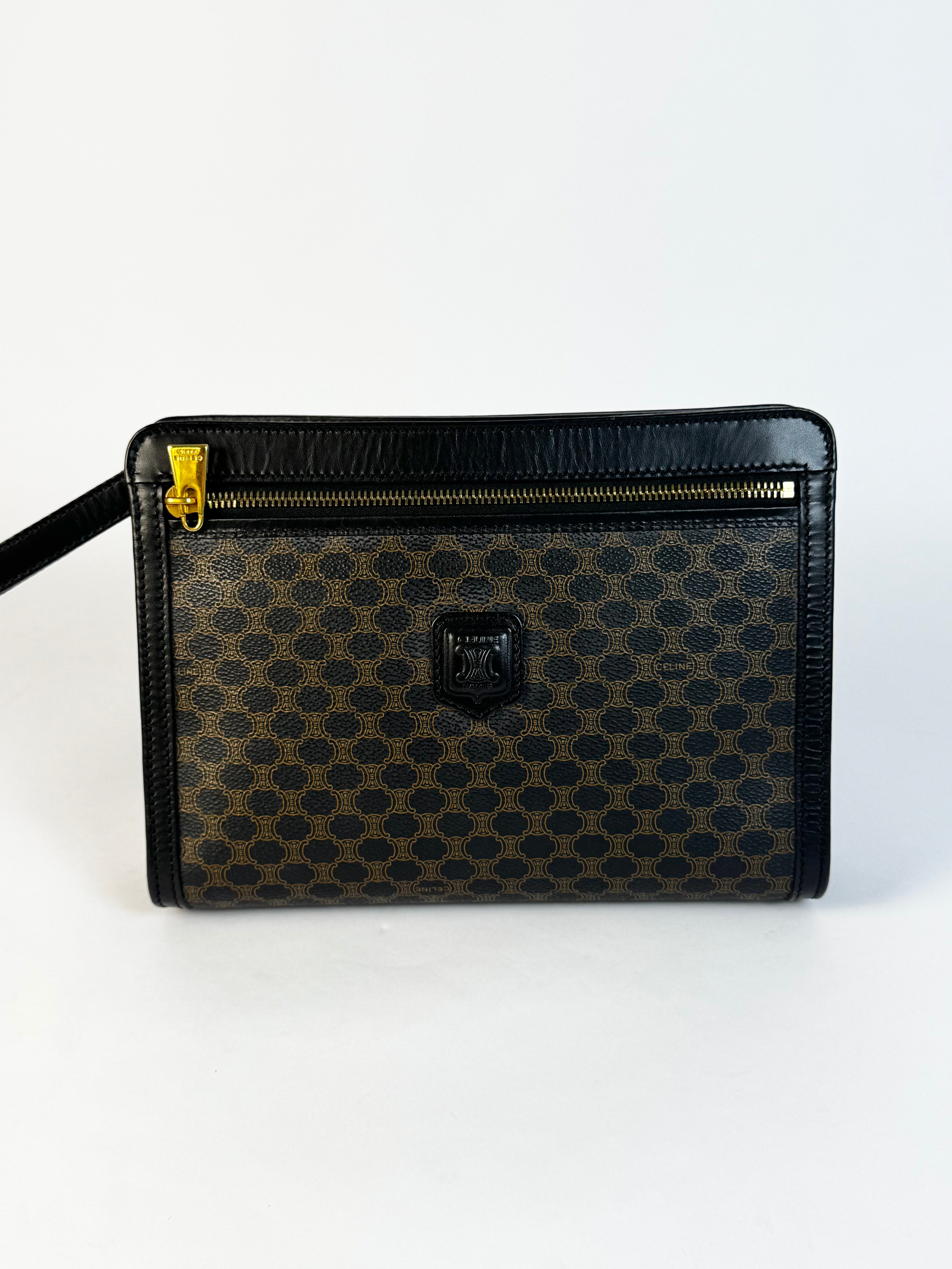 Celine Vintage Macadam Clutch