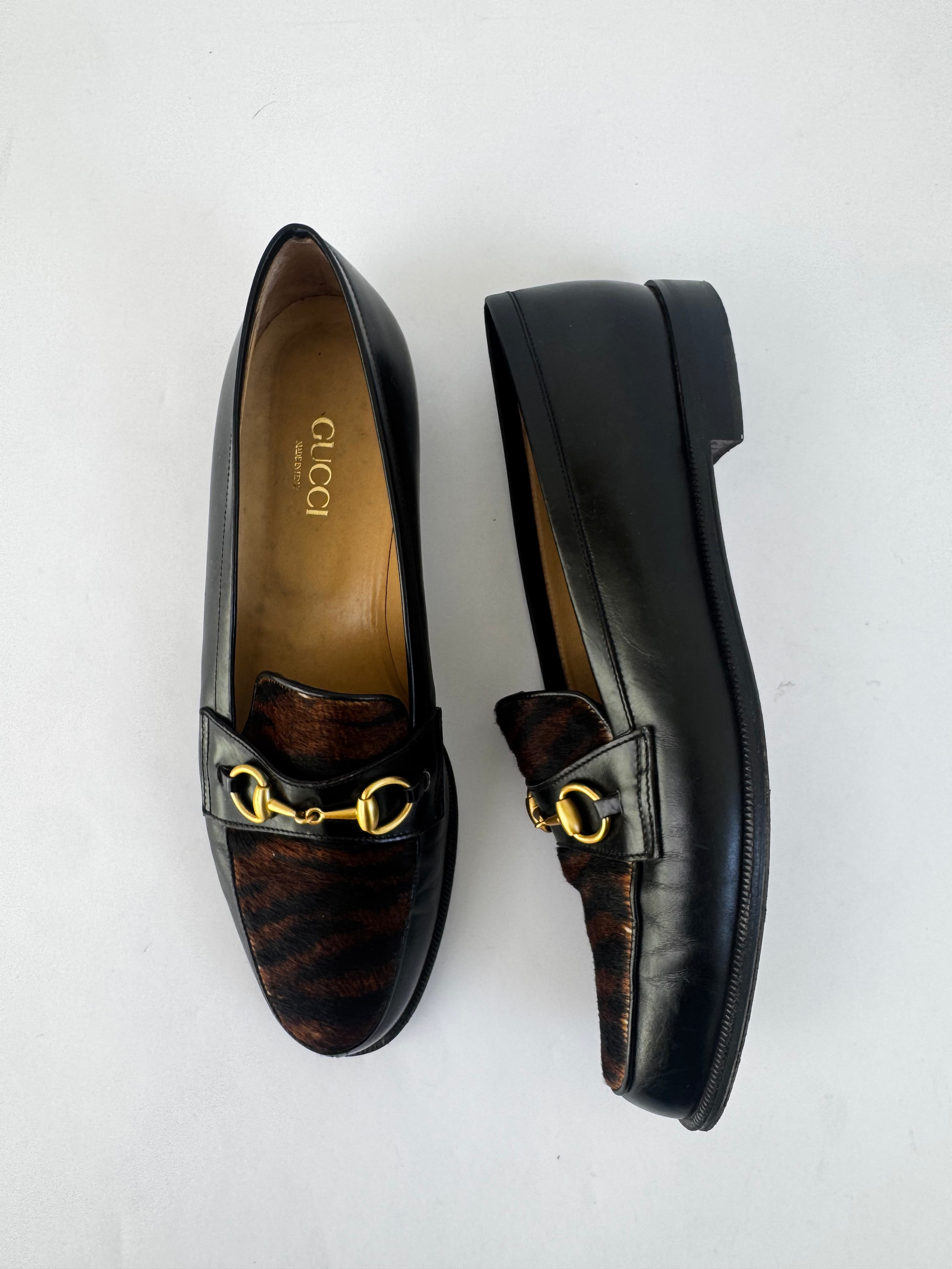 Gucci Vintage Pony Hair Loafers - 38