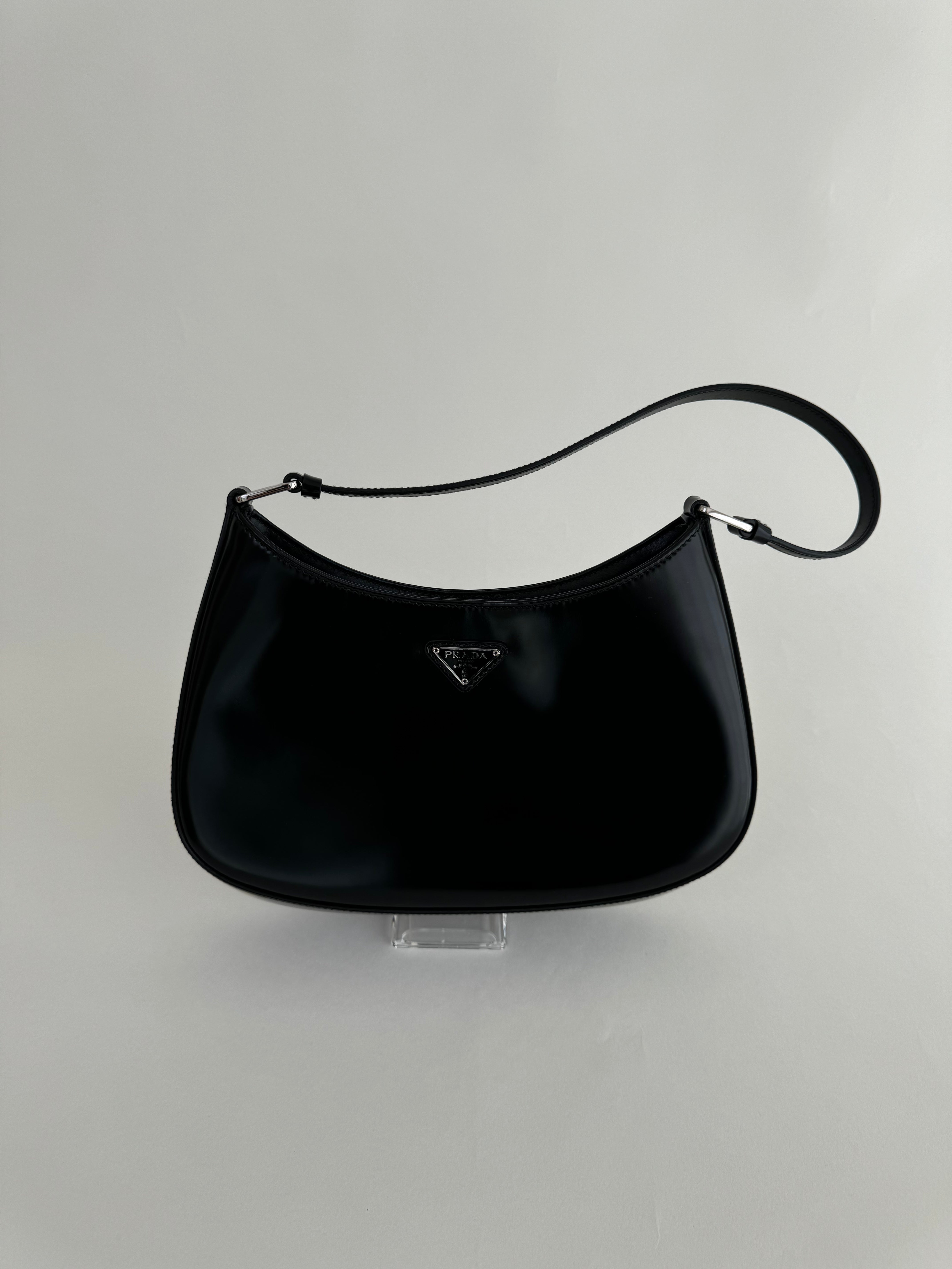 Prada Cleo Shoulder Bag Black