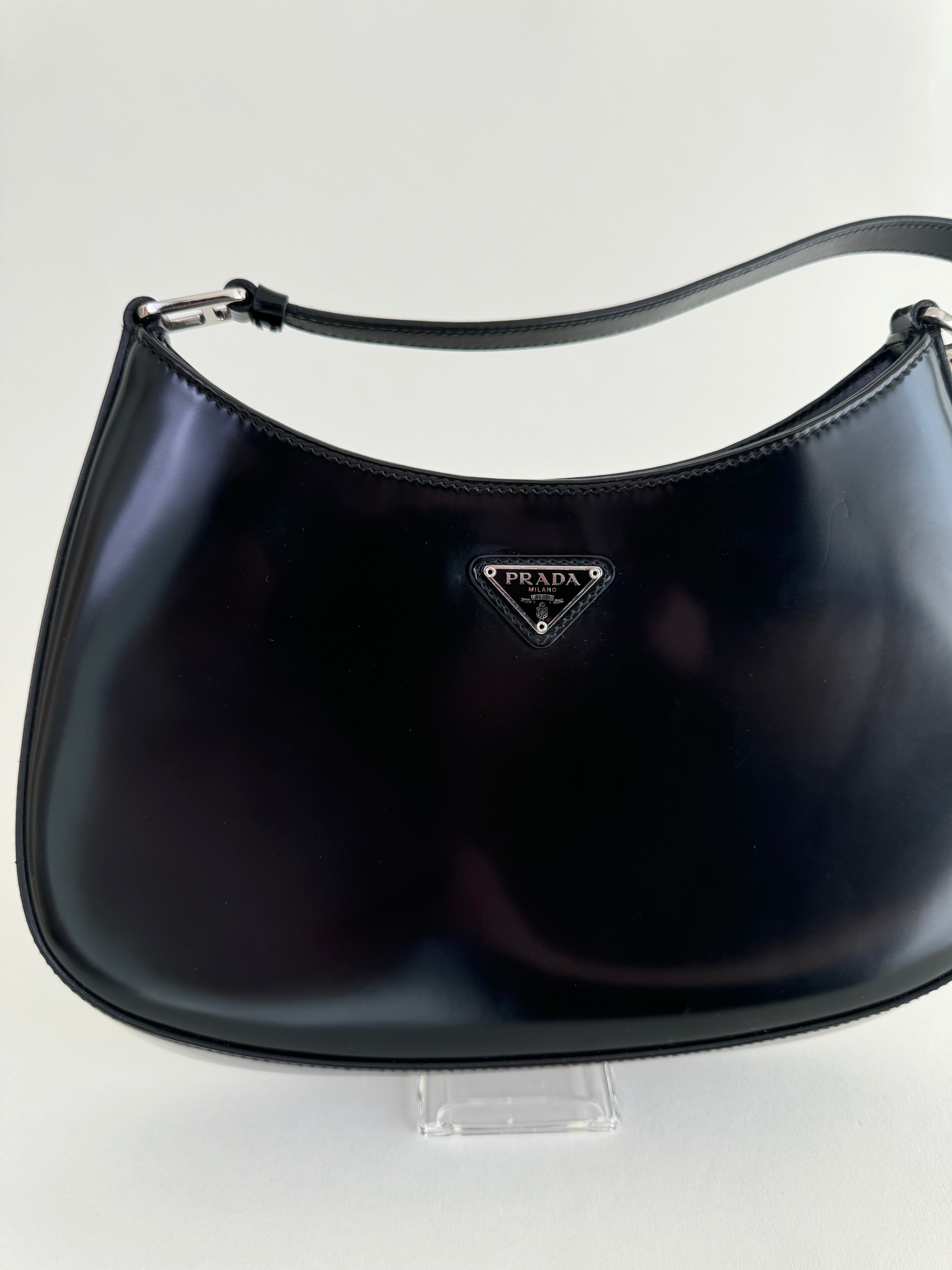 Prada Cleo Shoulder Bag Black