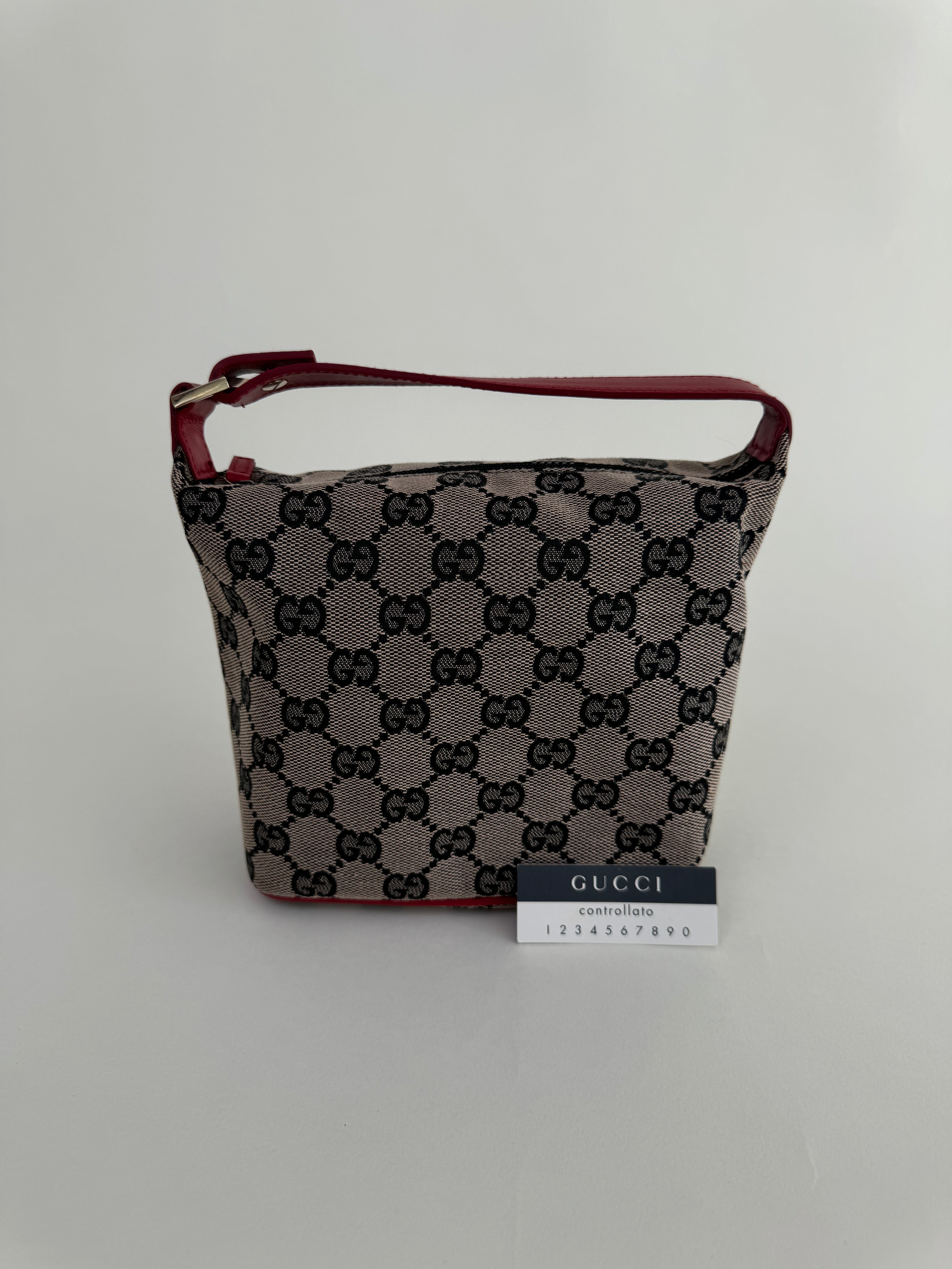 Gucci Canvas Red Handbag Small