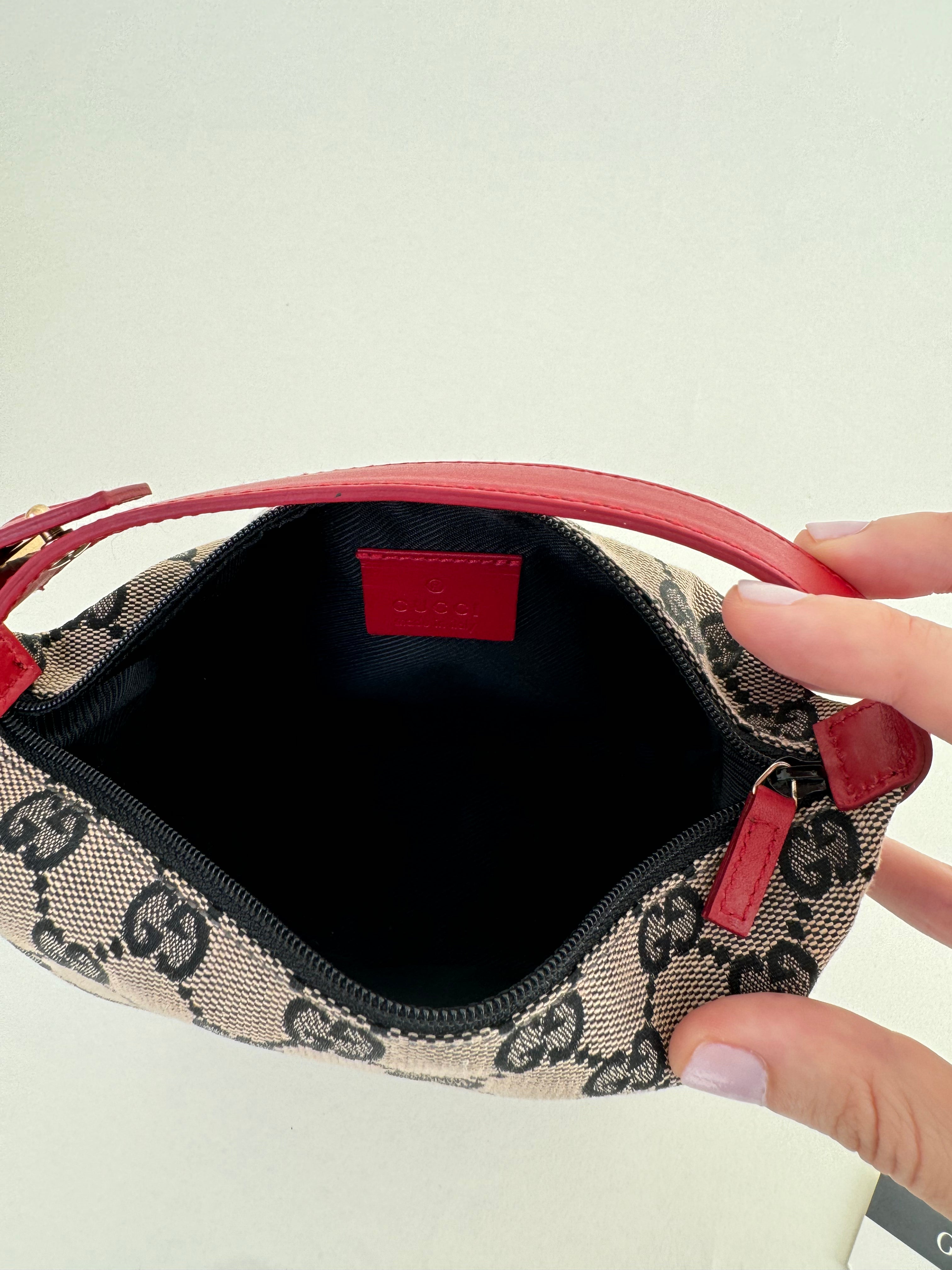 Gucci Canvas Red Handbag Small