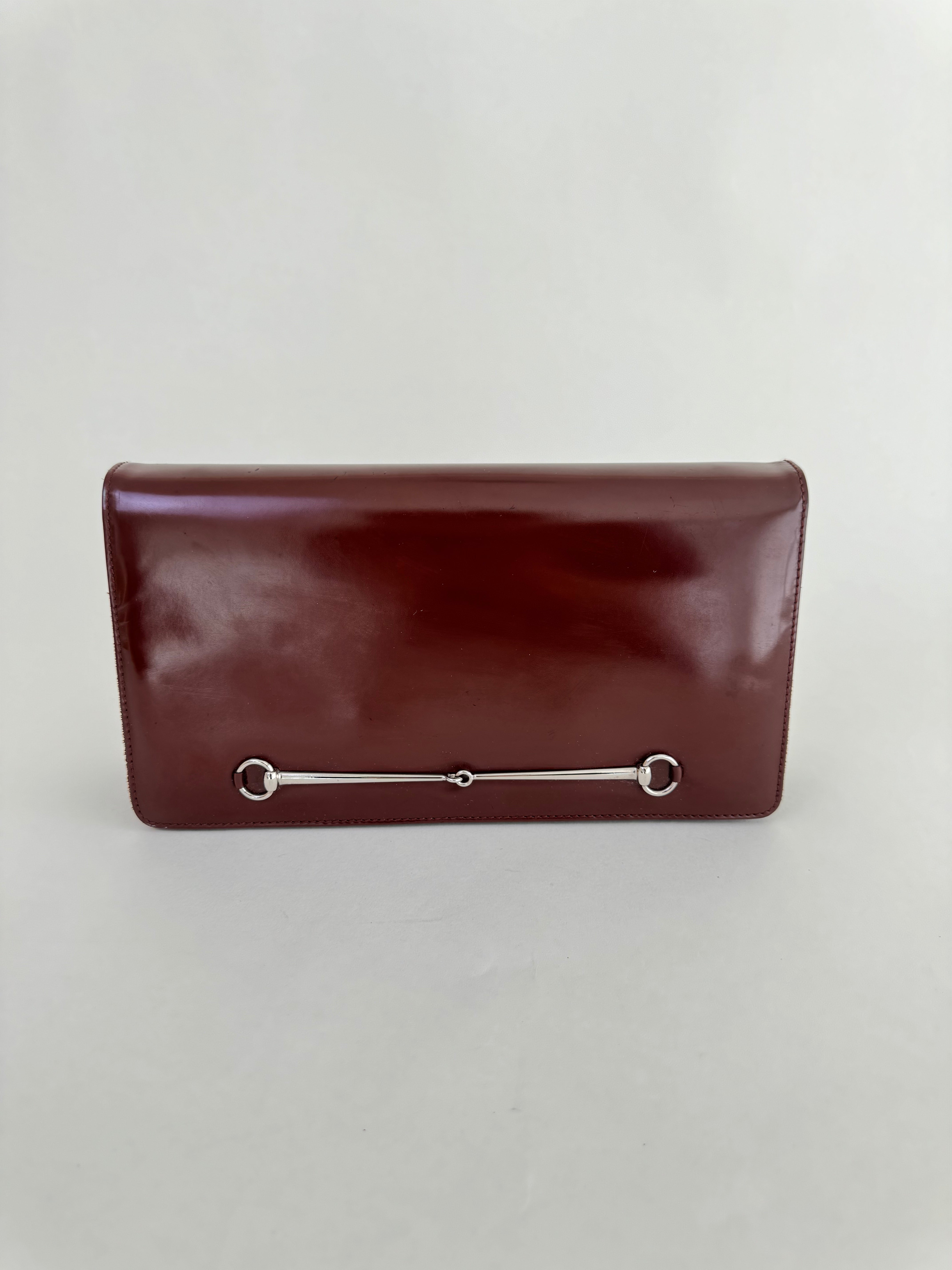 Gucci Tom Ford Slim Horsebit Clutch/Shoulder Bag