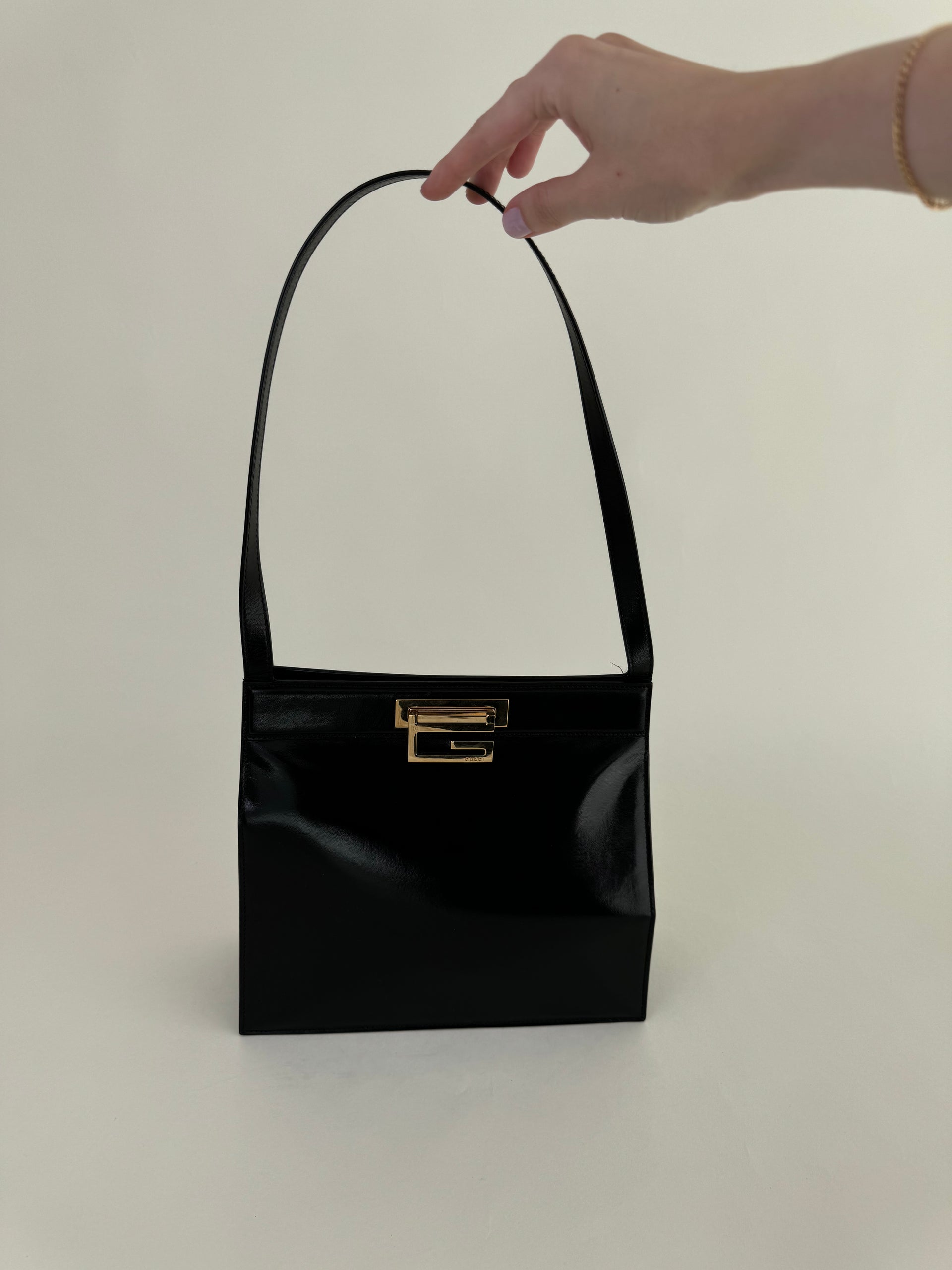 Gucci Tom Ford Leather Shoulder Bag