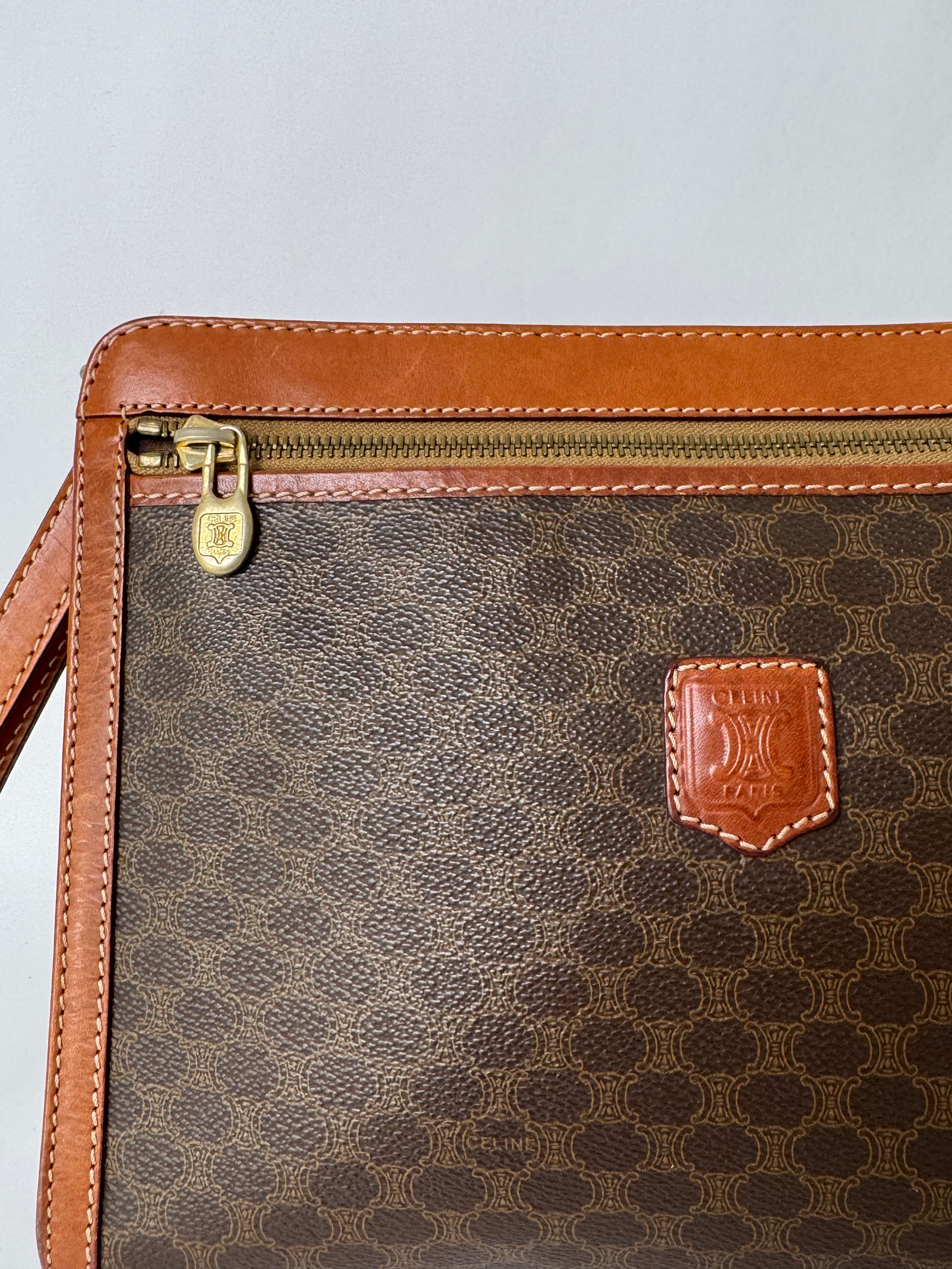 Celine Vintage Macadam Clutch