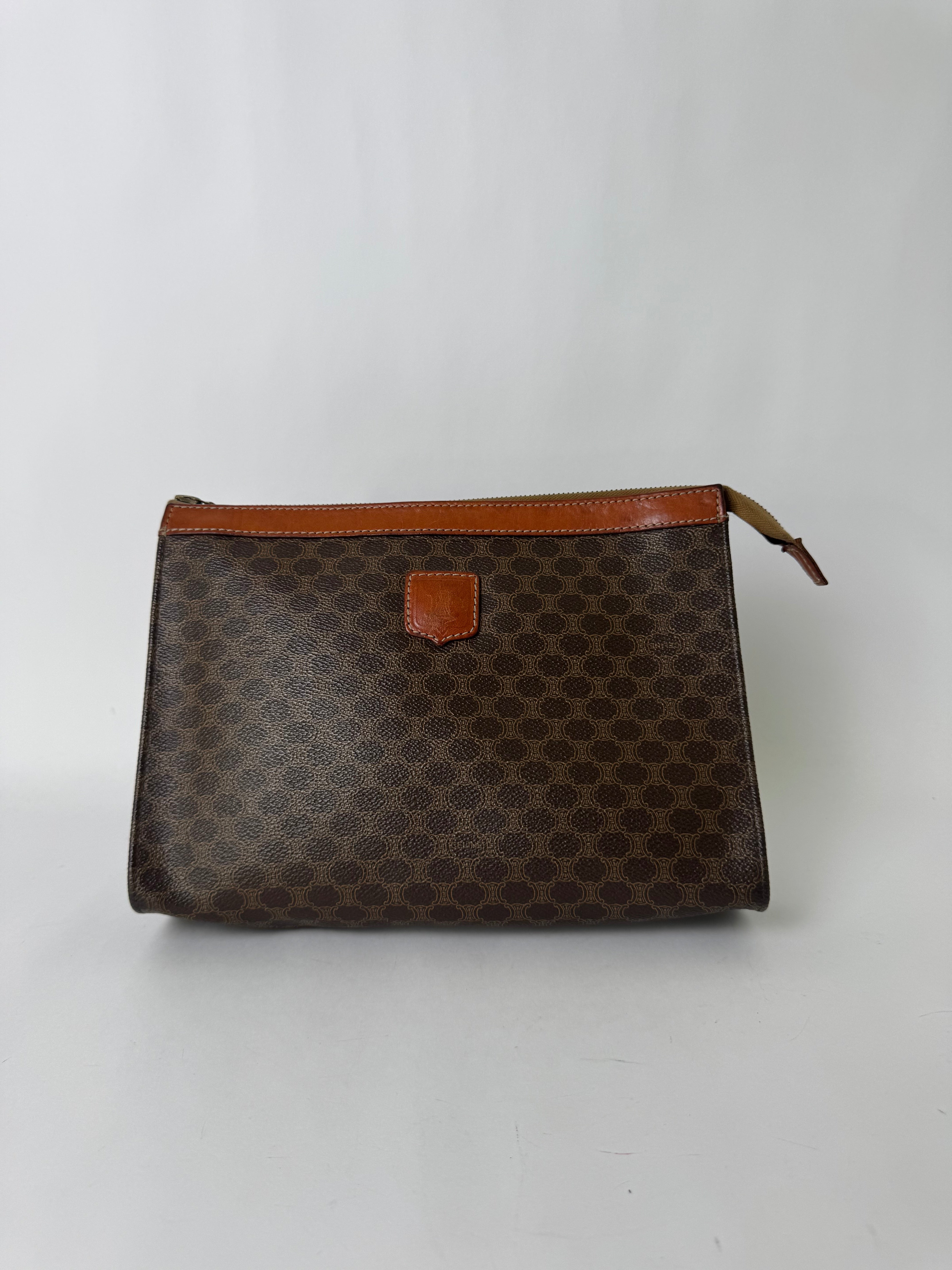 Celine Vintage Macadam Clutch