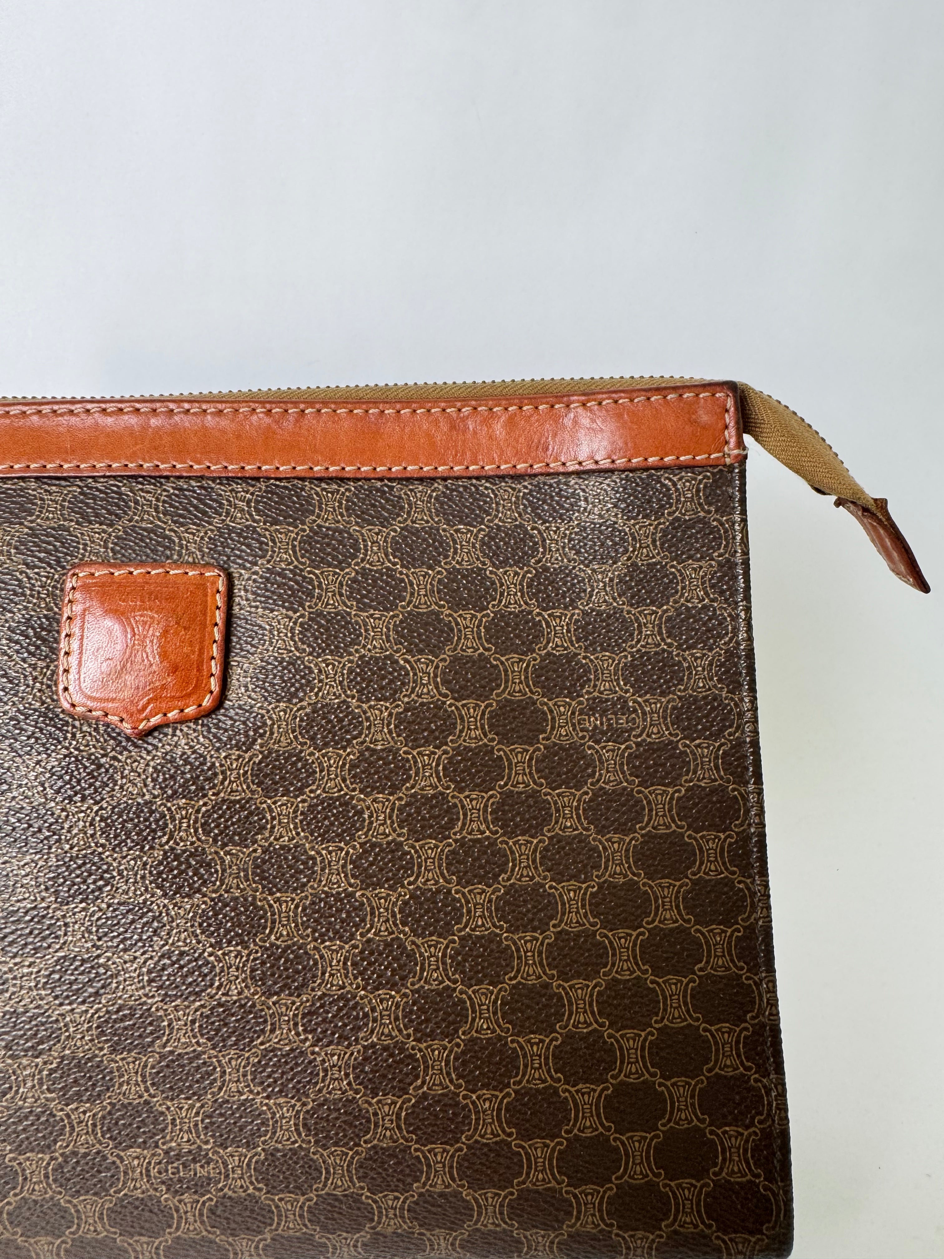 Celine Vintage Macadam Clutch