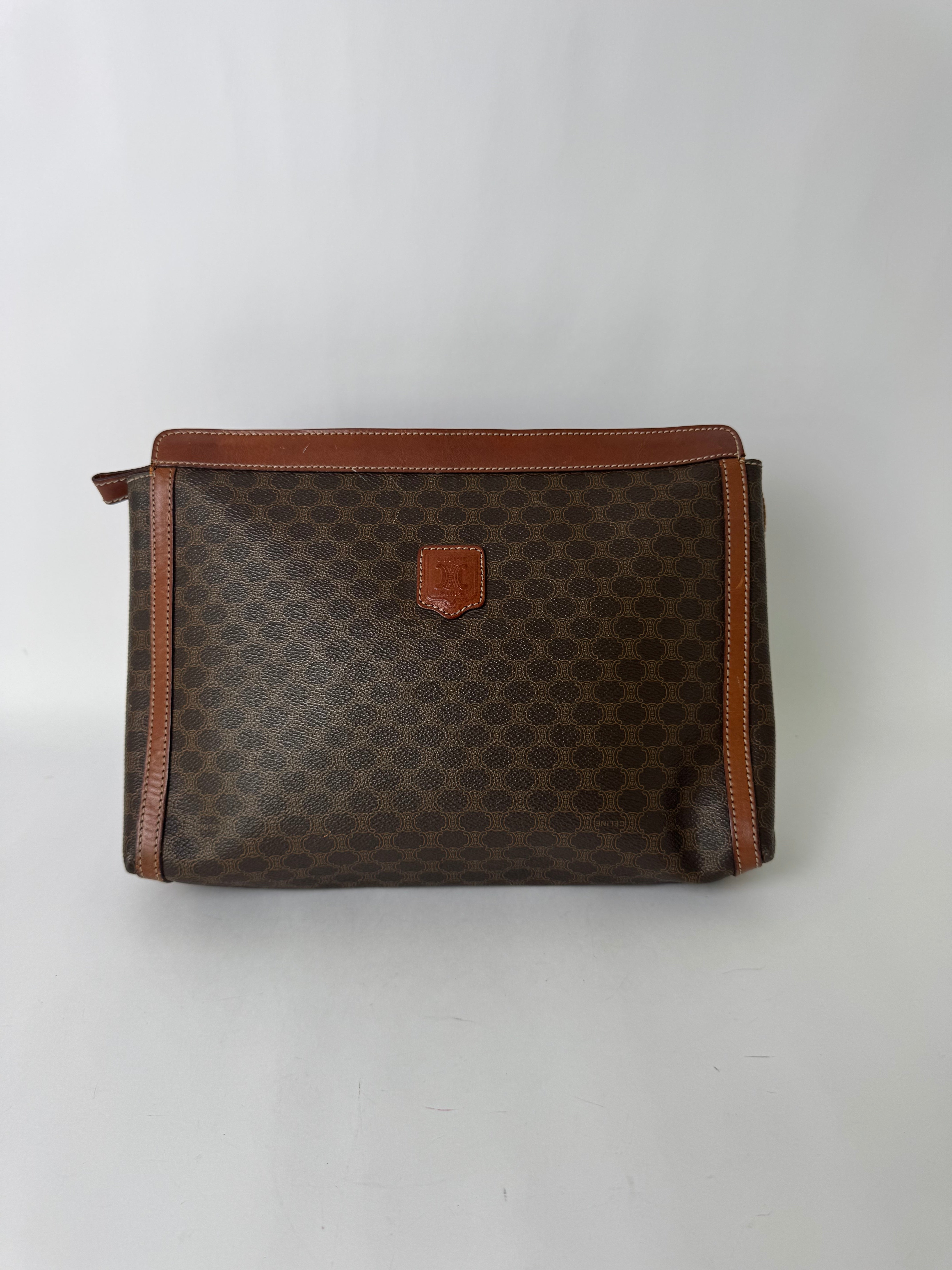 Celine Vintage Macadam Clutch