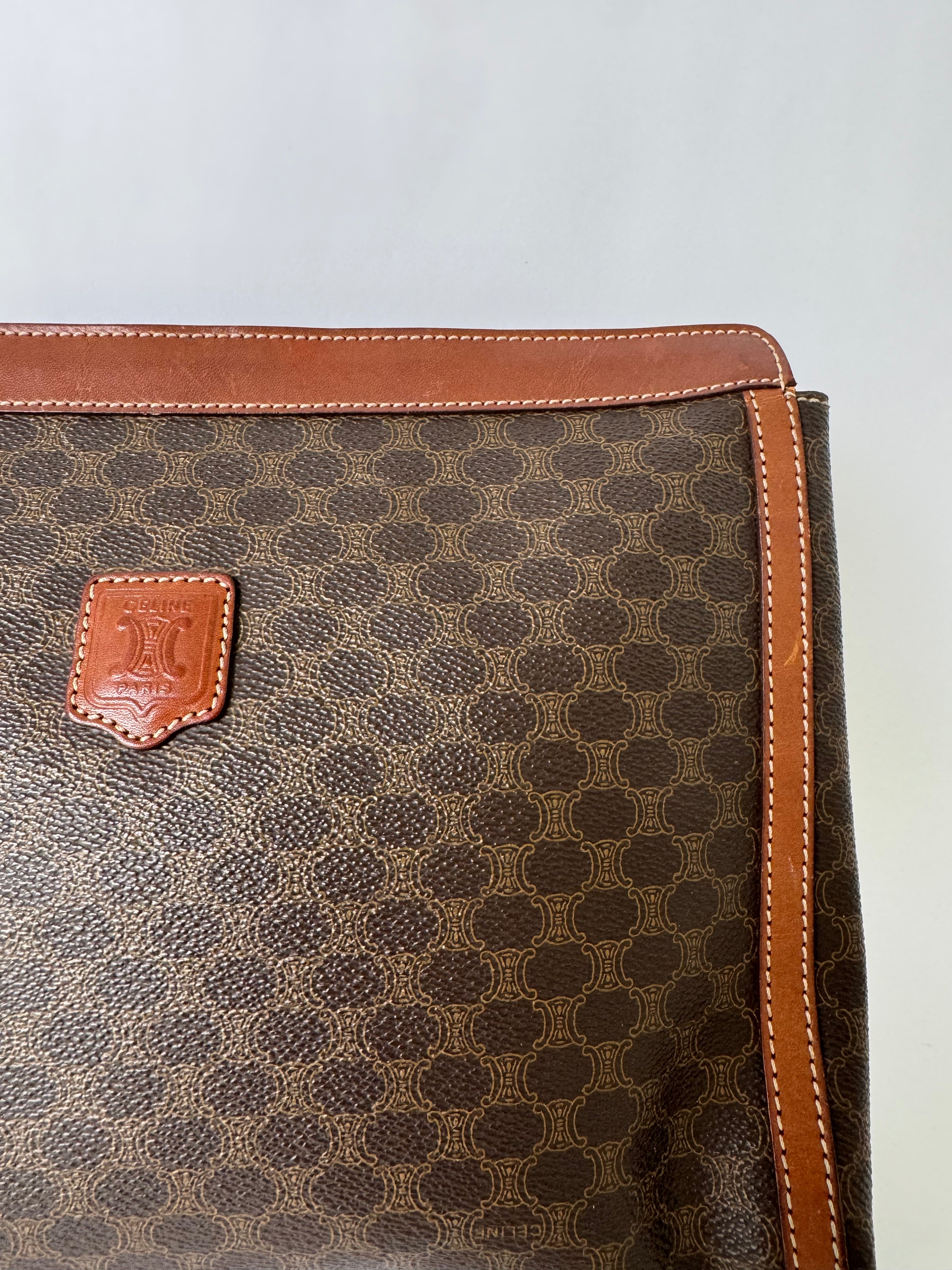 Celine Vintage Macadam Clutch