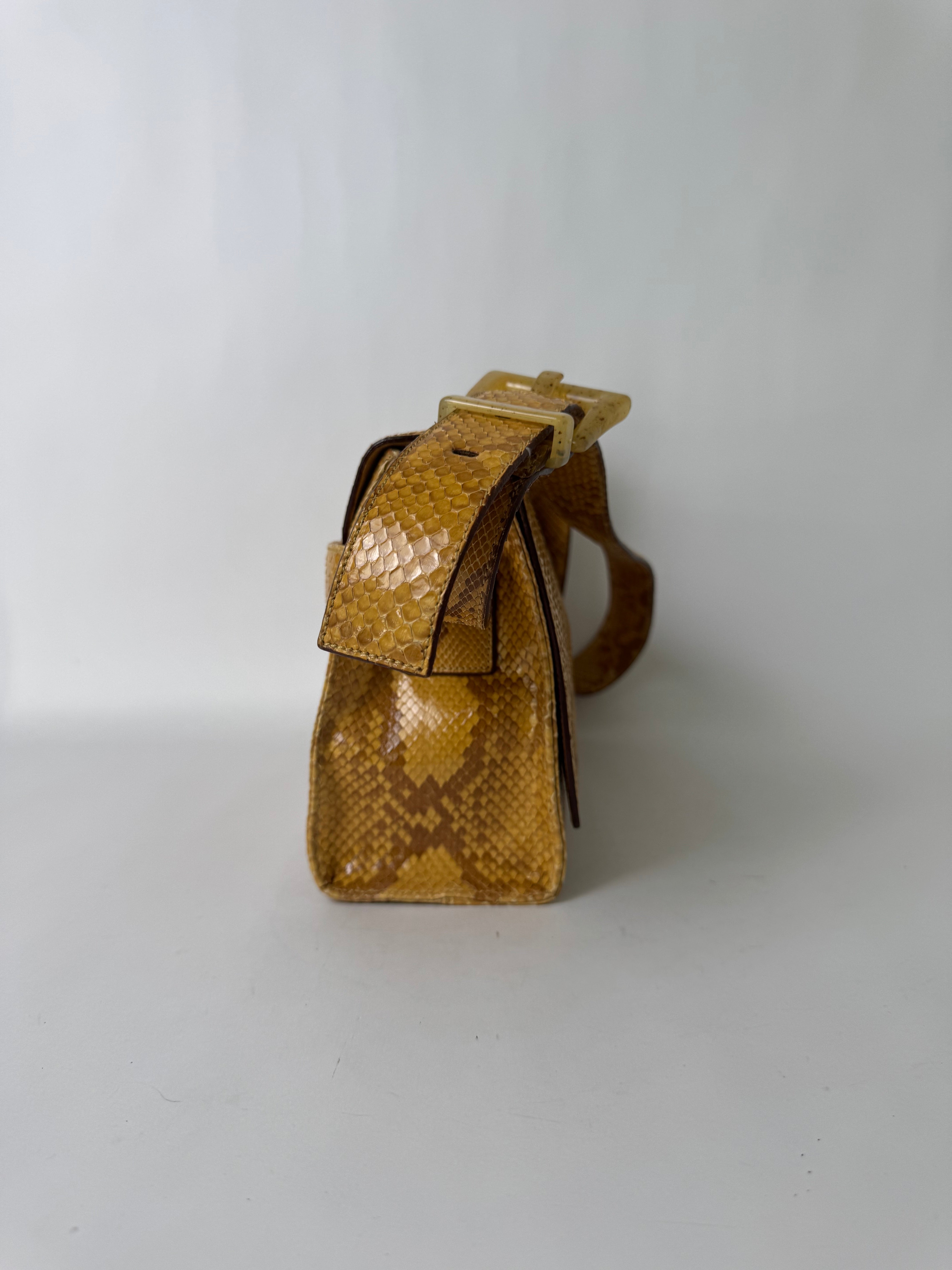 Prada Python Lizard Shoulder Bag Rare