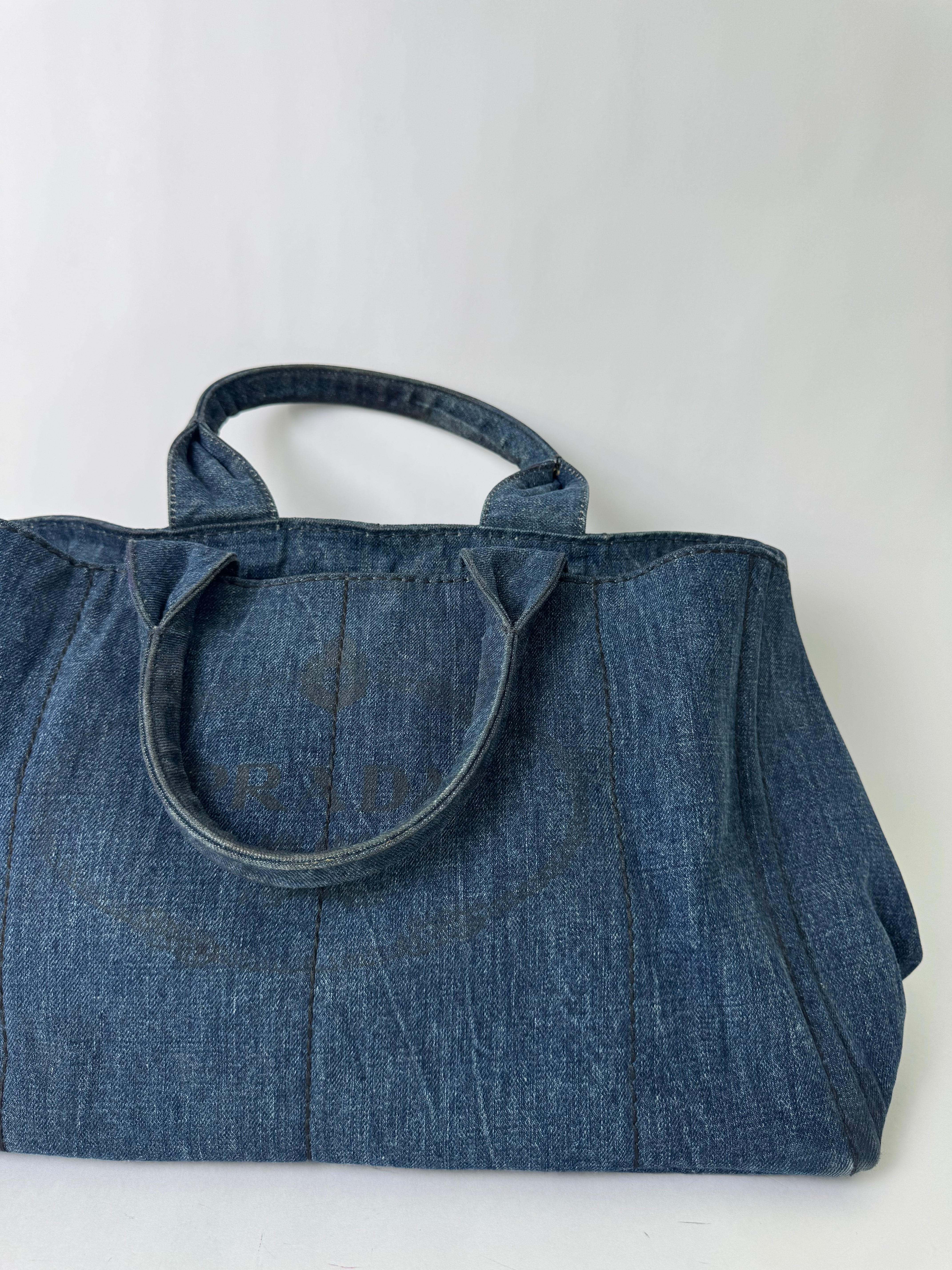 Prada Denim Vintage Tote