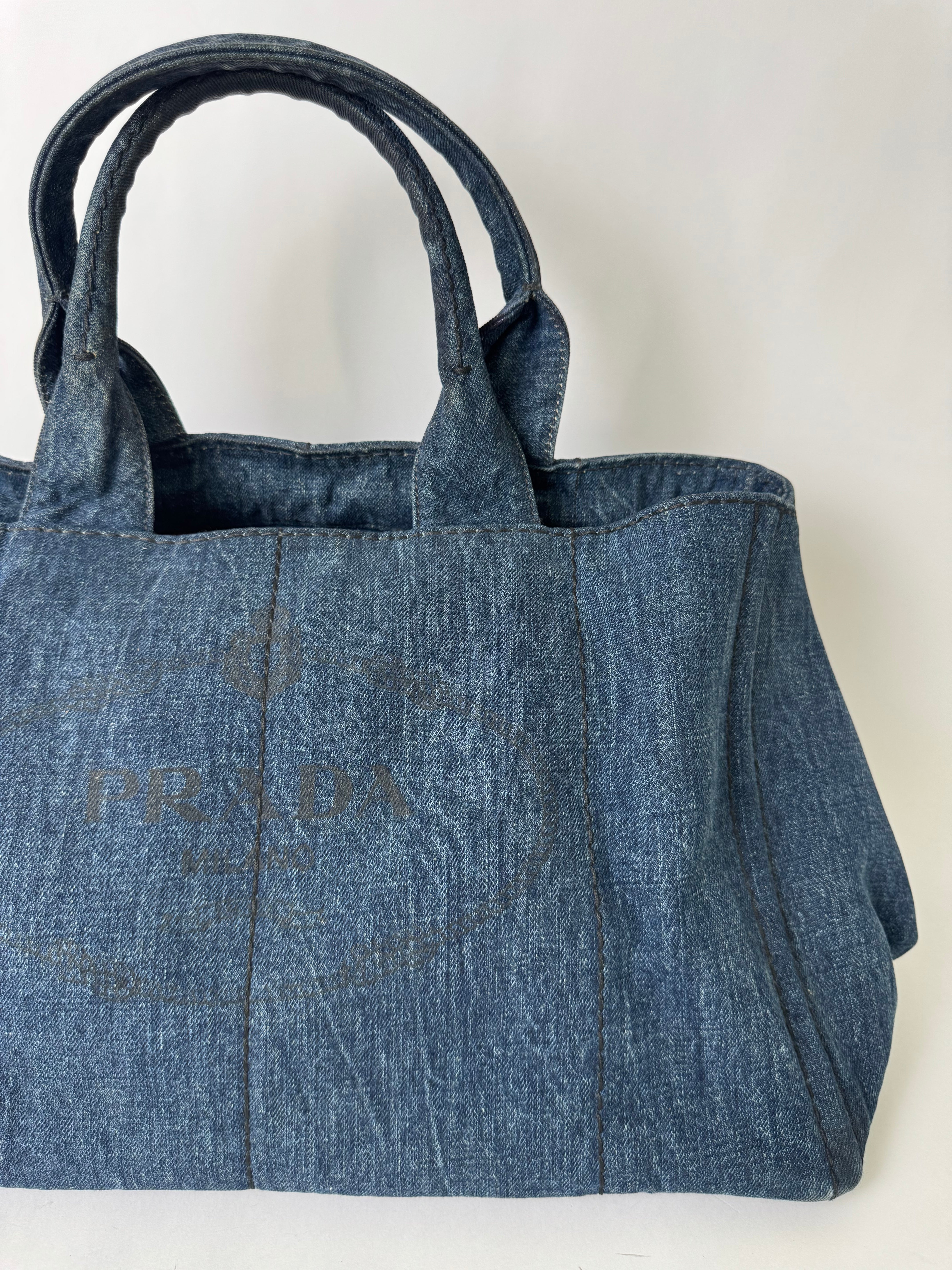 Prada Denim Vintage Tote